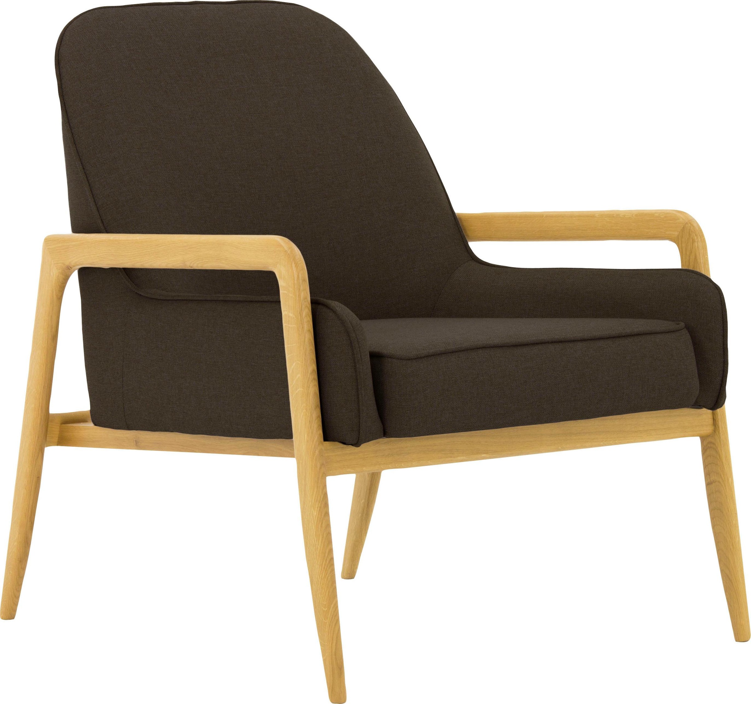 Thumbnail - Home affaire Sessel "Braga" wahlweise mit Gestell aus Eiche in dunkel oder Buchenholz in hell