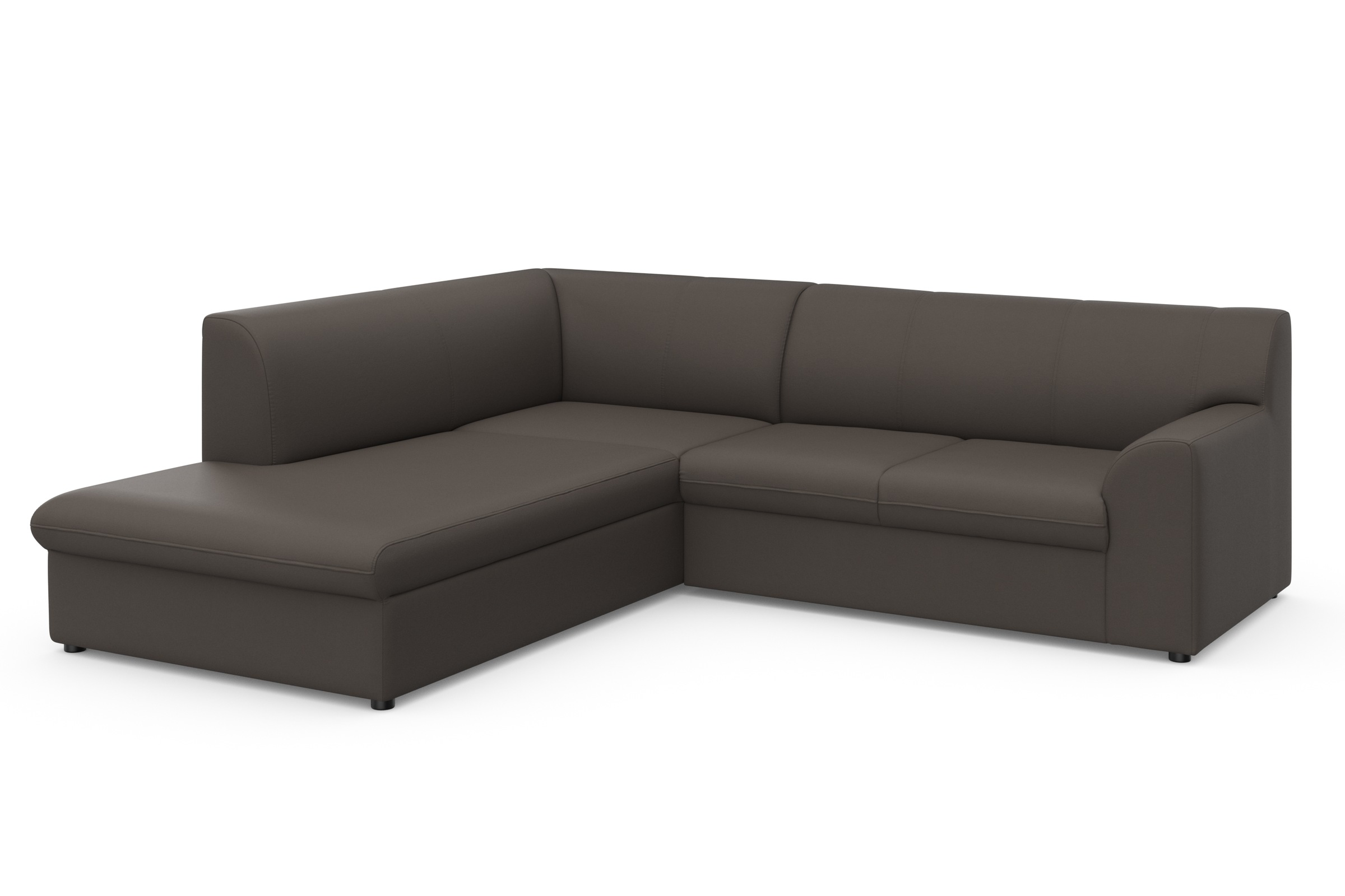 Thumbnail - DOMO collection Ecksofa "Topper zeitlos elegant, kompakte Stellmaße, OTTOs Choice, L-Form" mit Ottomane, wahlweise mit S...