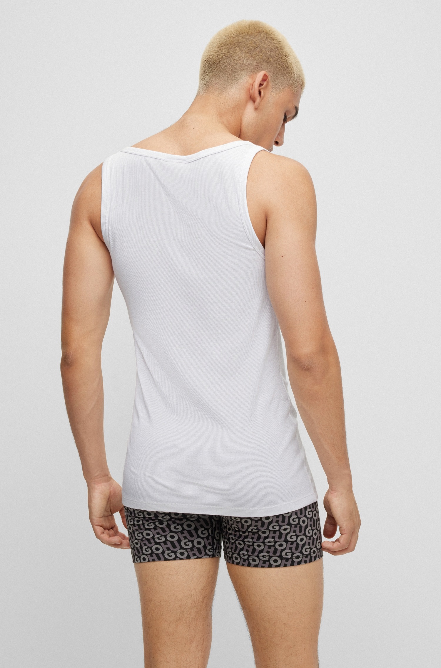 HUGO Underwear Tanktop »Twin Pack«, (Packung, 2 tlg.), mit Markenlabel in Kontrastfarbe
