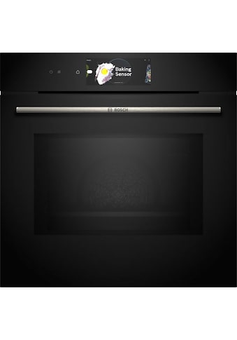 Backofen mit Mikrowelle »HMG778NB1«, Serie 8, HMG778NB1, mit 1-fach-Teleskopauszug,...