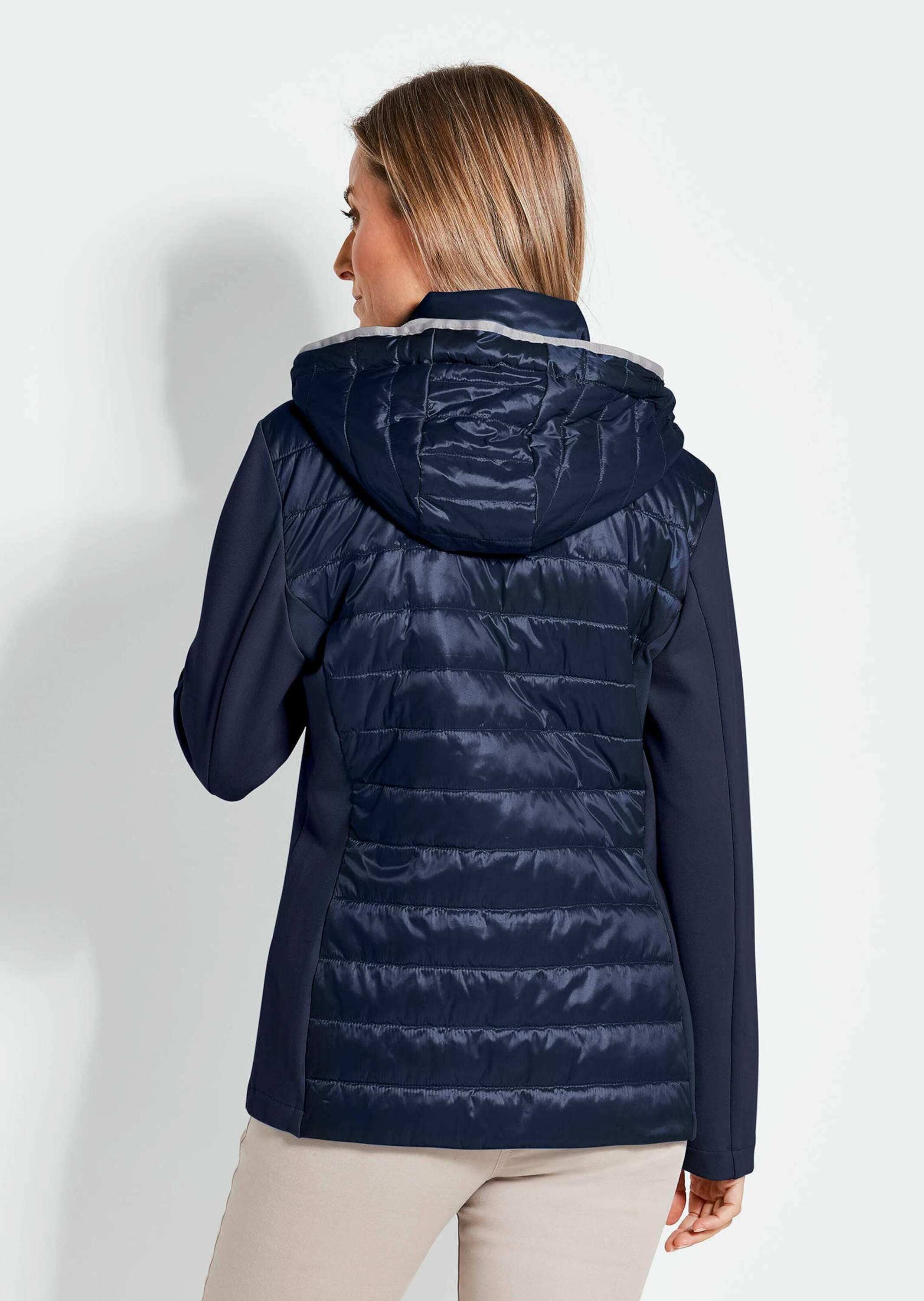 GOLDNER Kurzjacke »Kurzgröße Steppjacke mit abnehmbarer Kapuze«