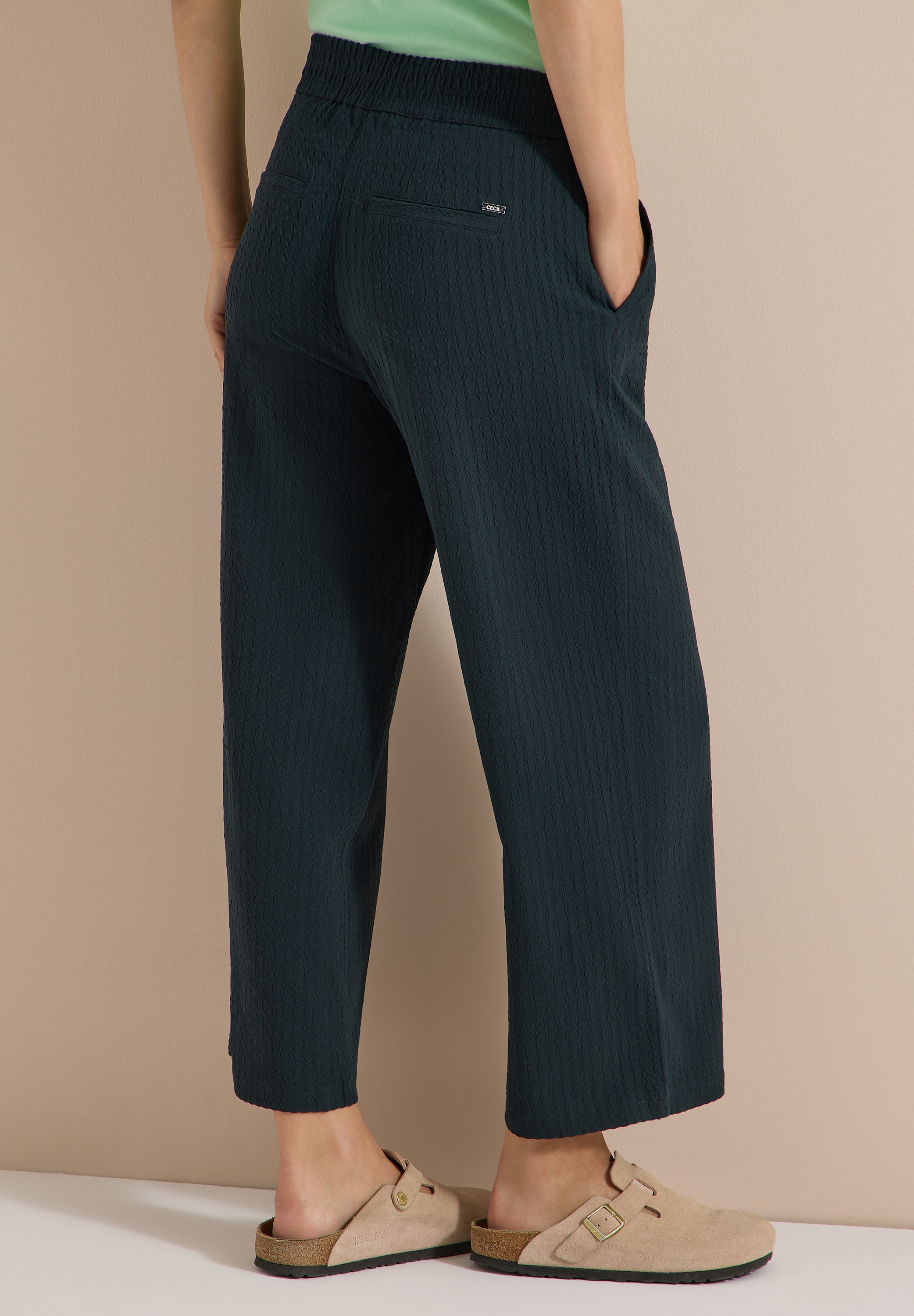 Cecil Stoffhose  High Waist