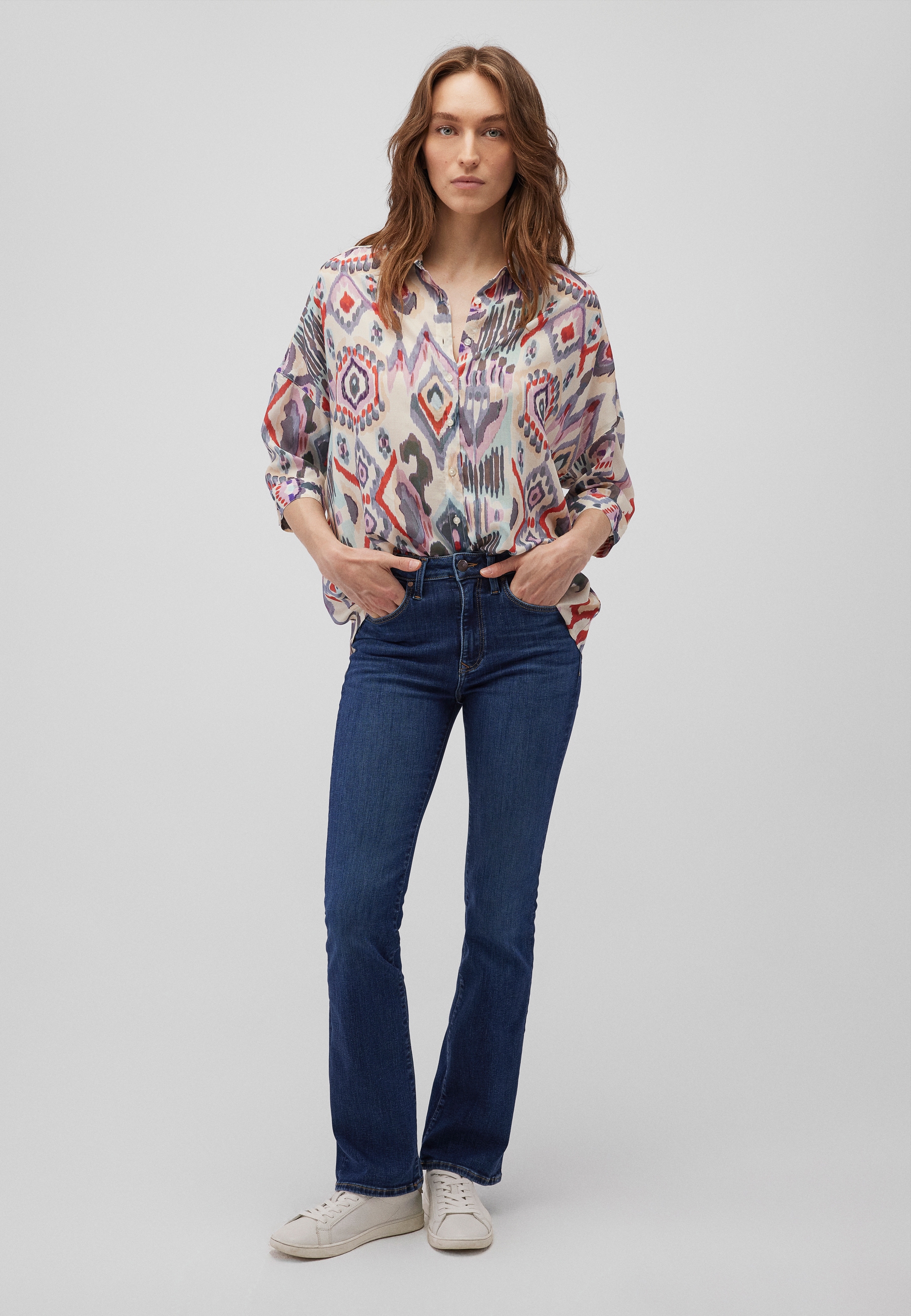 Mavi Langarmbluse "LONG SLEEVE SHIRT", Print Bluse günstig online kaufen