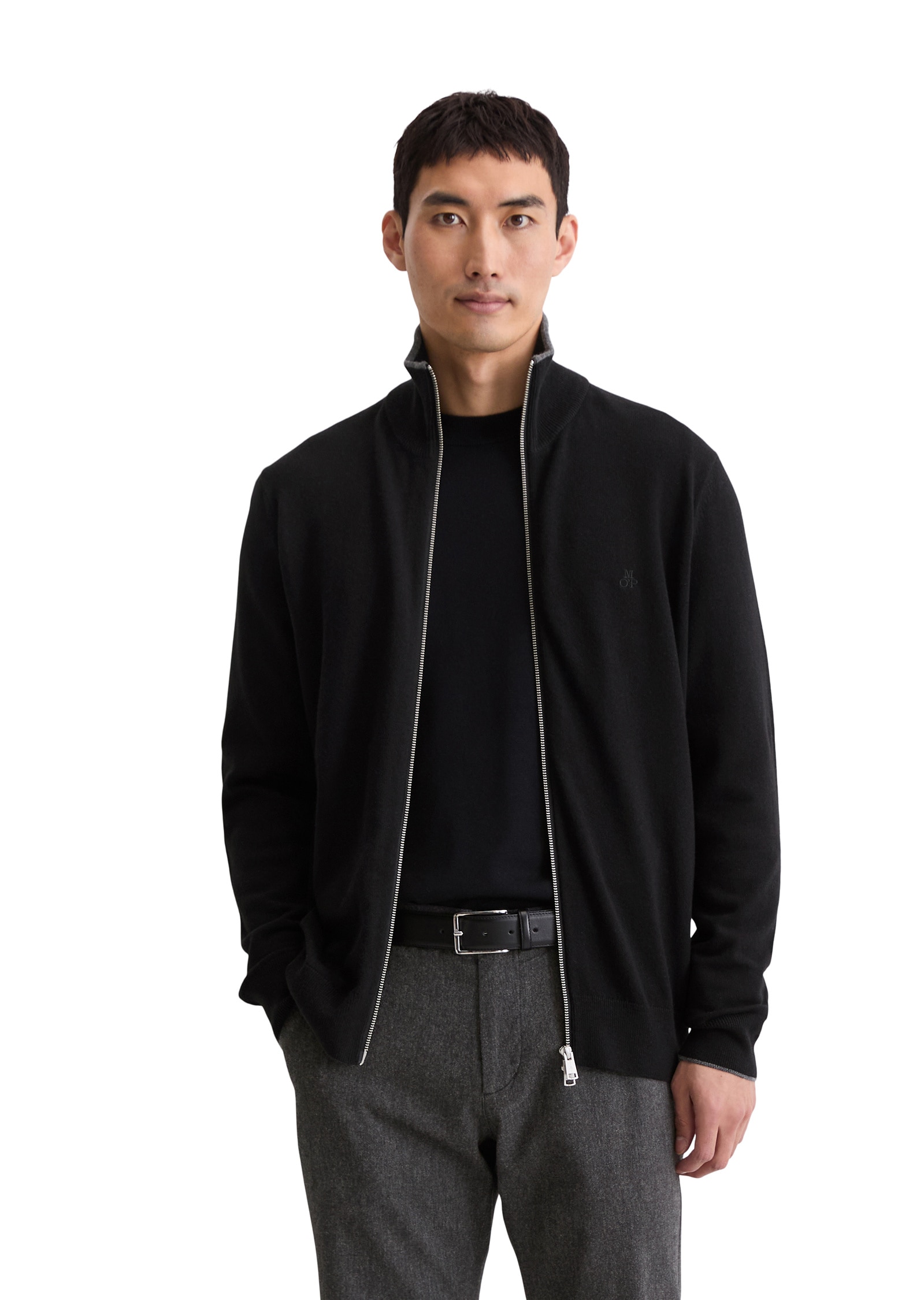 Marc OPolo Cardigan "aus Bio-Baumwoll-Schurwoll-Mix" günstig online kaufen