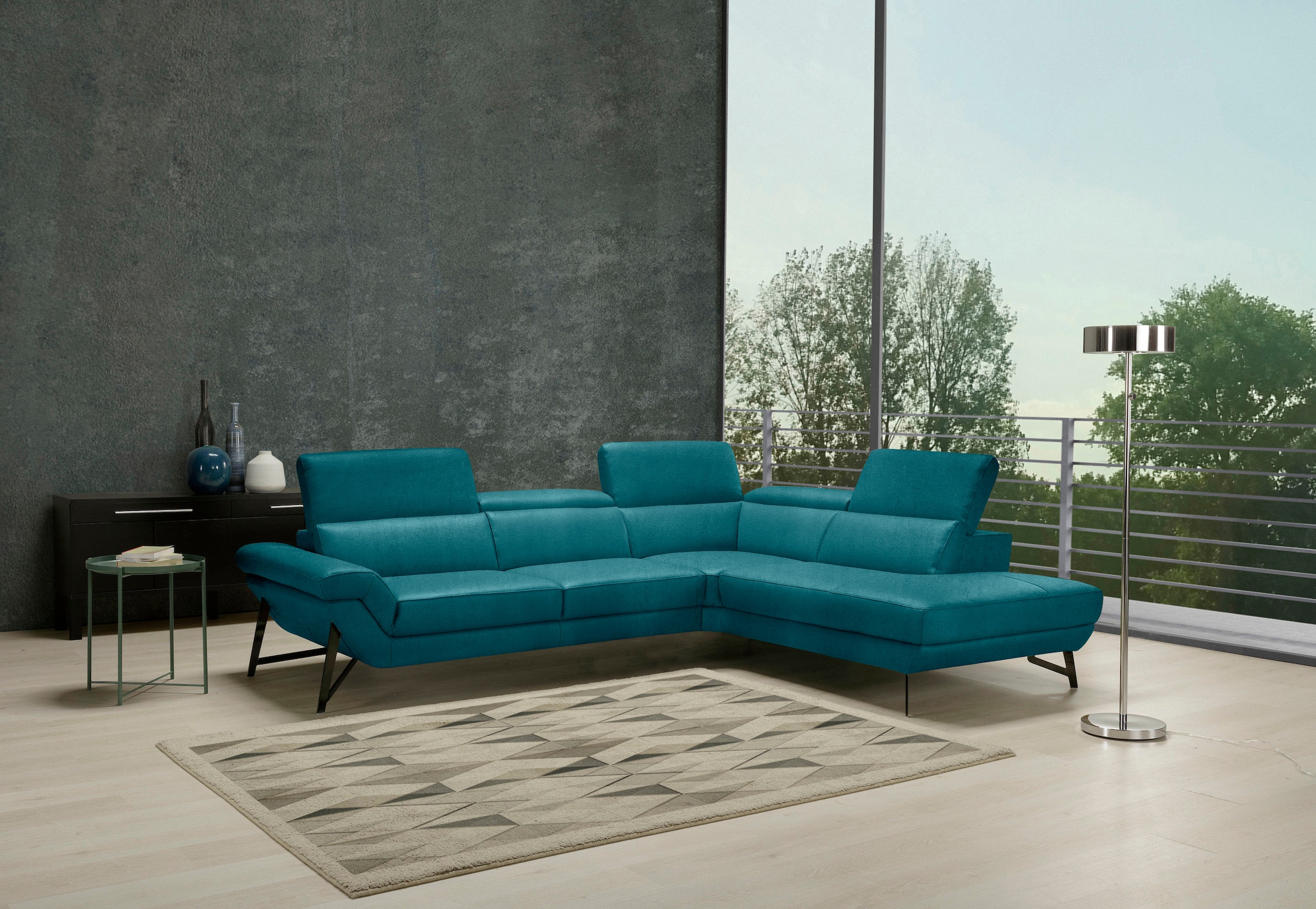 Egoitaliano Ecksofa "Narcisa, Design und Sitzkomfort der Extraklasse,", mit günstig online kaufen