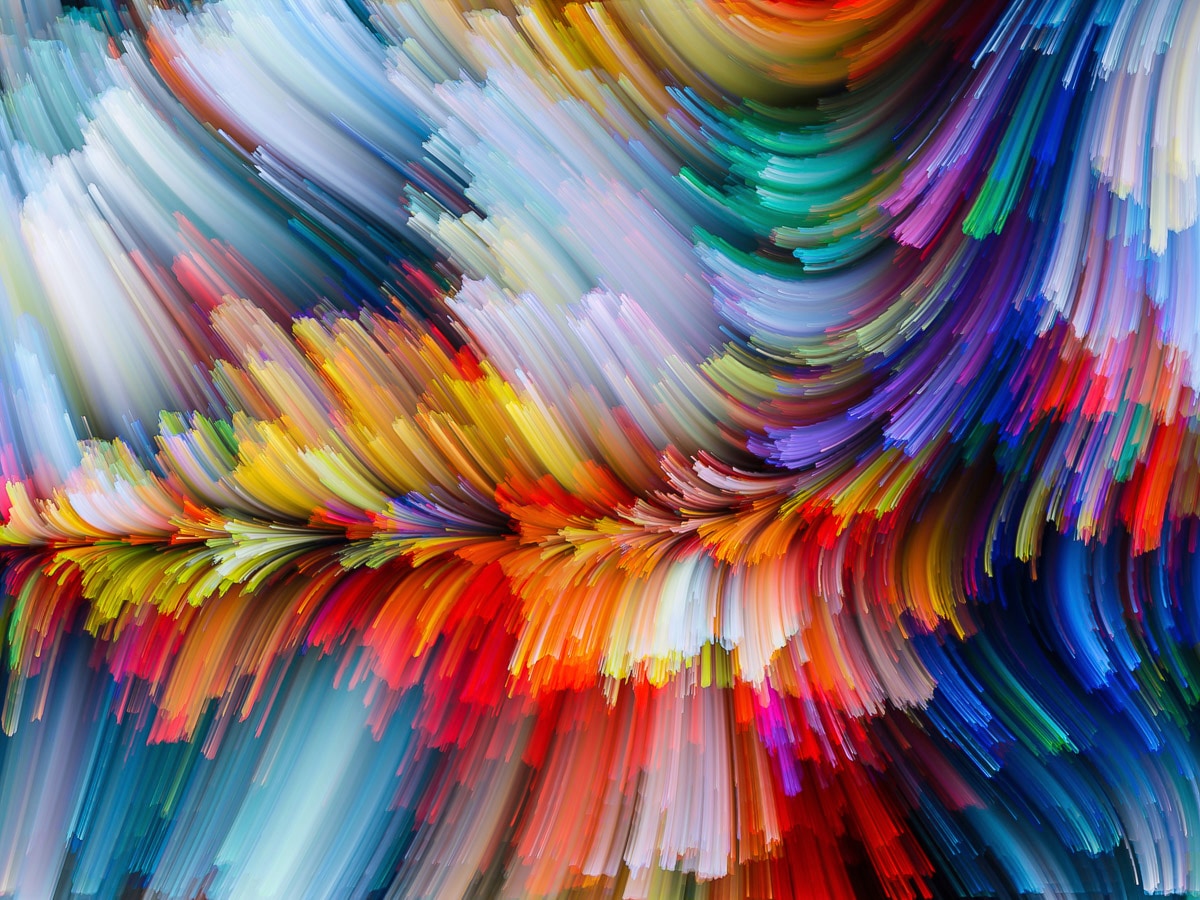Papermoon Fototapete "Abstrakt Farben"