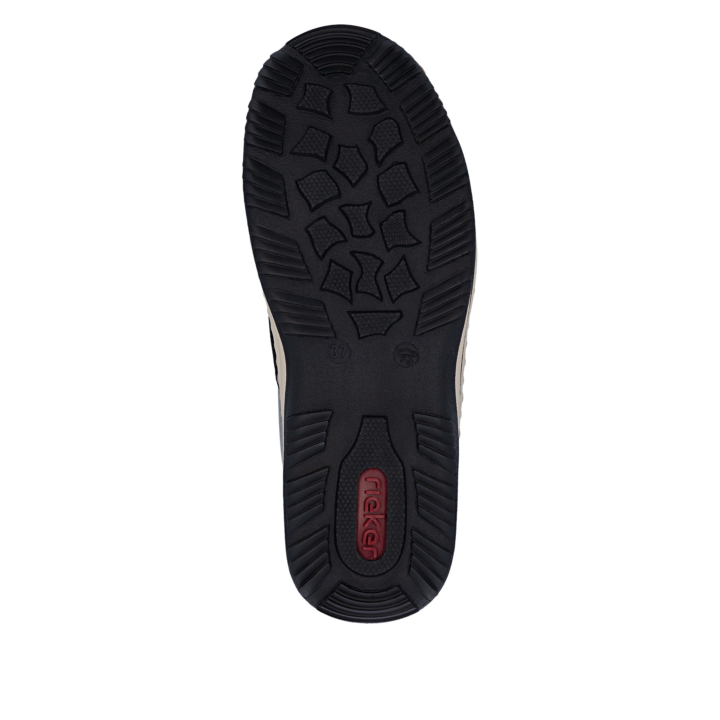 Rieker Slip-On Sneaker Black/Grey Size 39 3