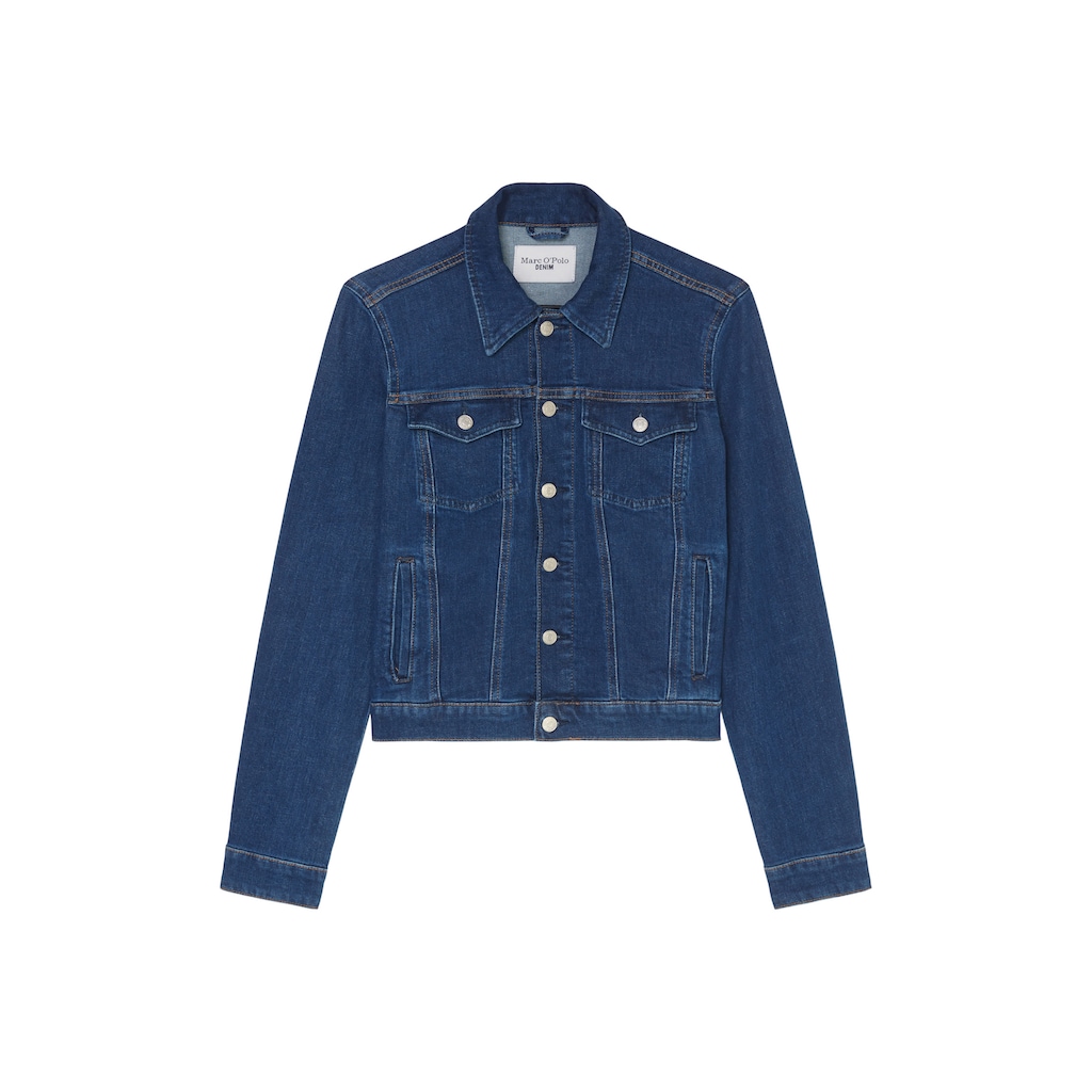 Marc O'Polo DENIM Jeansjacke »aus Organic Cotton-Stretch«, ohne Kapuze