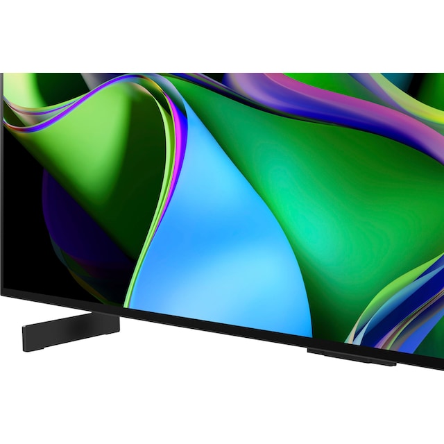 LG OLED-Fernseher »OLED42C37LA«, 106 cm/42 Zoll, 4K Ultra HD, Smart-TV, OLED  evo-bis zu 120 Hz-α9 Gen6 4K AI-Prozessor-Dolby Vision & Dolby Atmos-Twin  Triple Tuner | BAUR