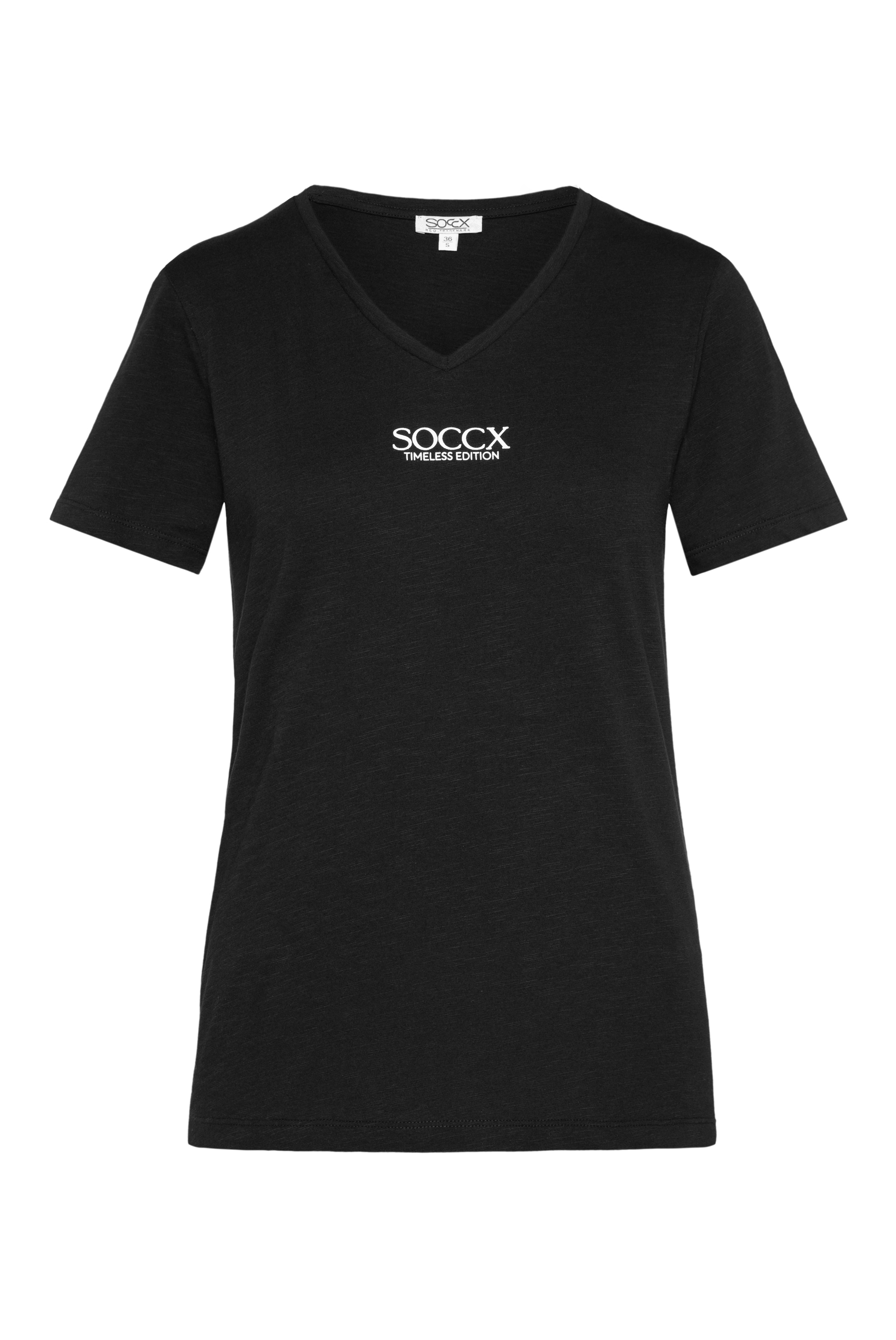 SOCCX V-Shirt, aus Baumwolle