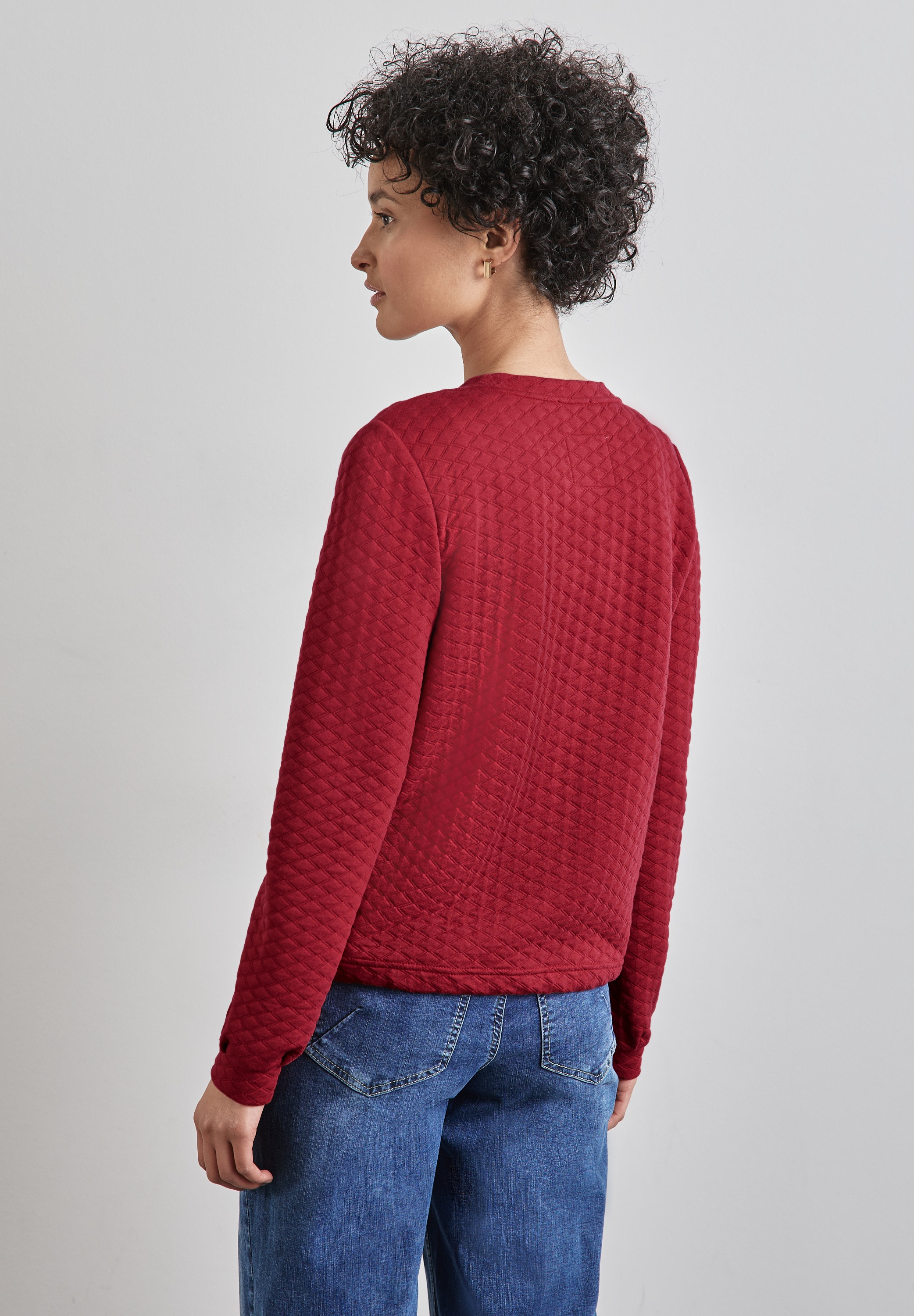 STREET ONE Cardigan, mit Stehkragen