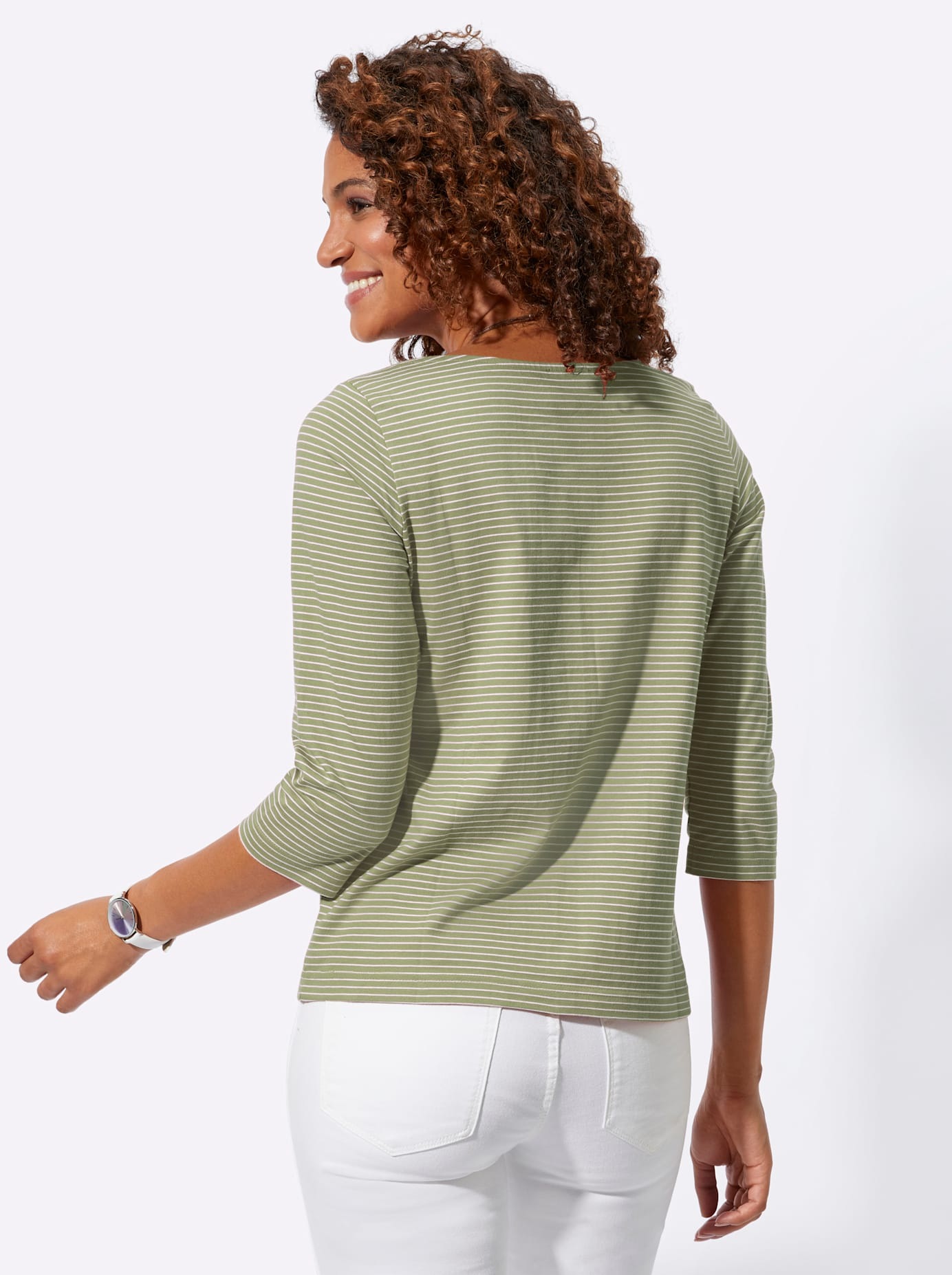 Casual Looks 3/4-Arm-Shirt "Ringelshirt", 1 Stk. günstig online kaufen