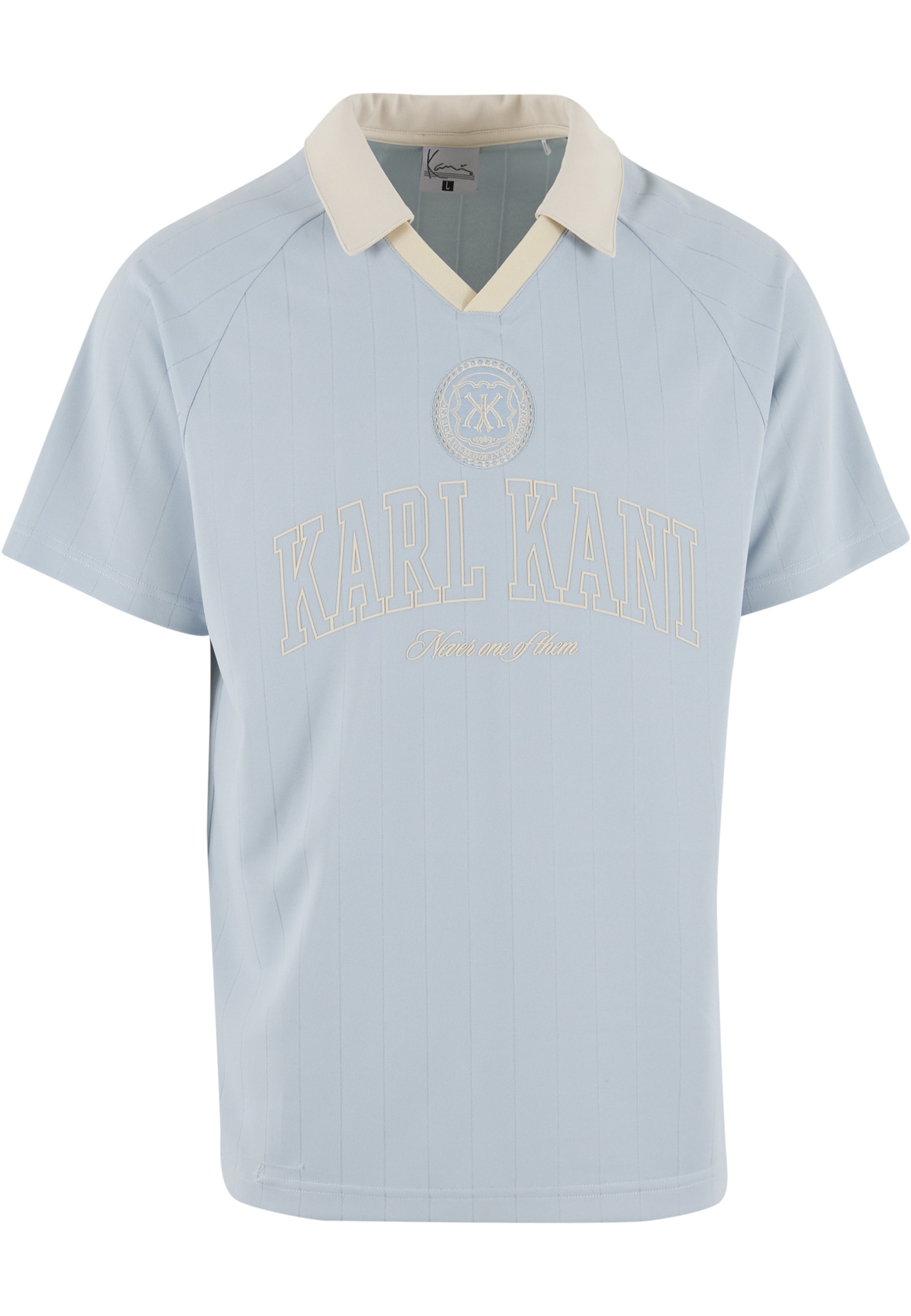 Karl Kani T-Shirt "Karl Kani Heritage Emblem Shadow Pinstripe Soccer Jersey" 1