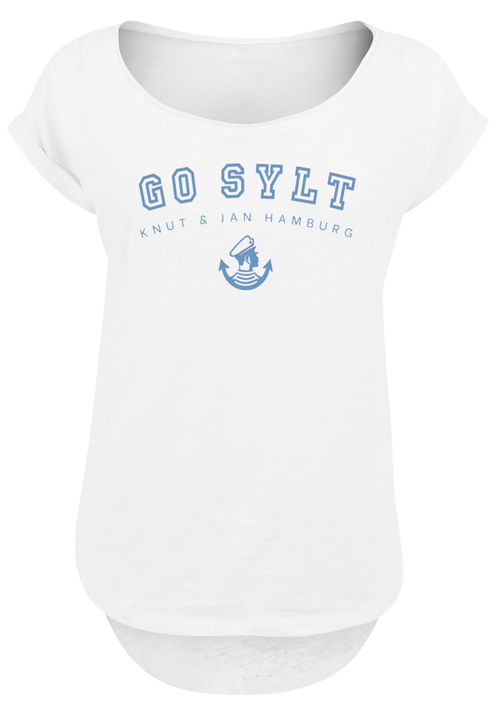 F4NT4STIC T-Shirt »Go Sylt Knut & Jan Hamburg«, Print