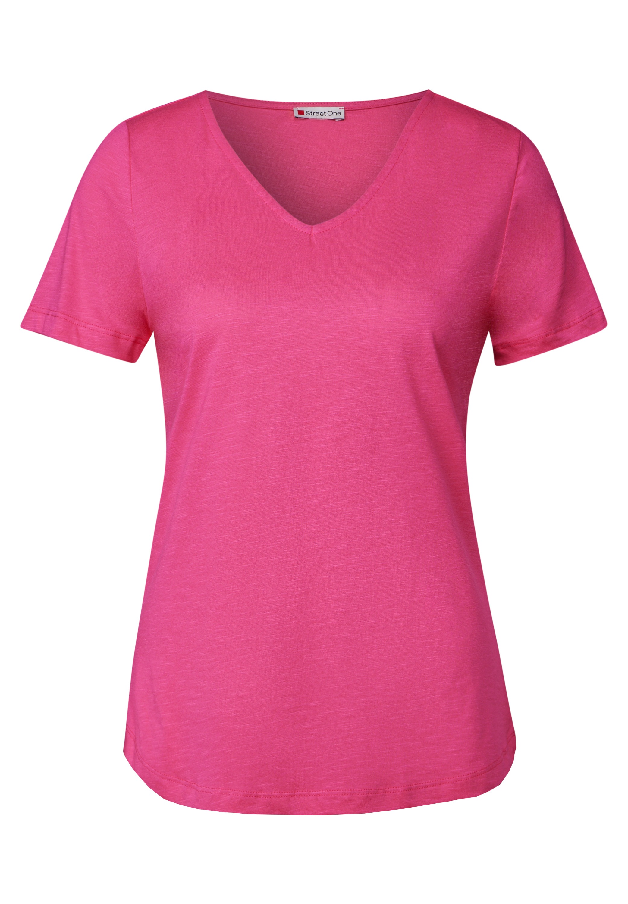 STREET ONE T-Shirt, mit V-Ausschnitt