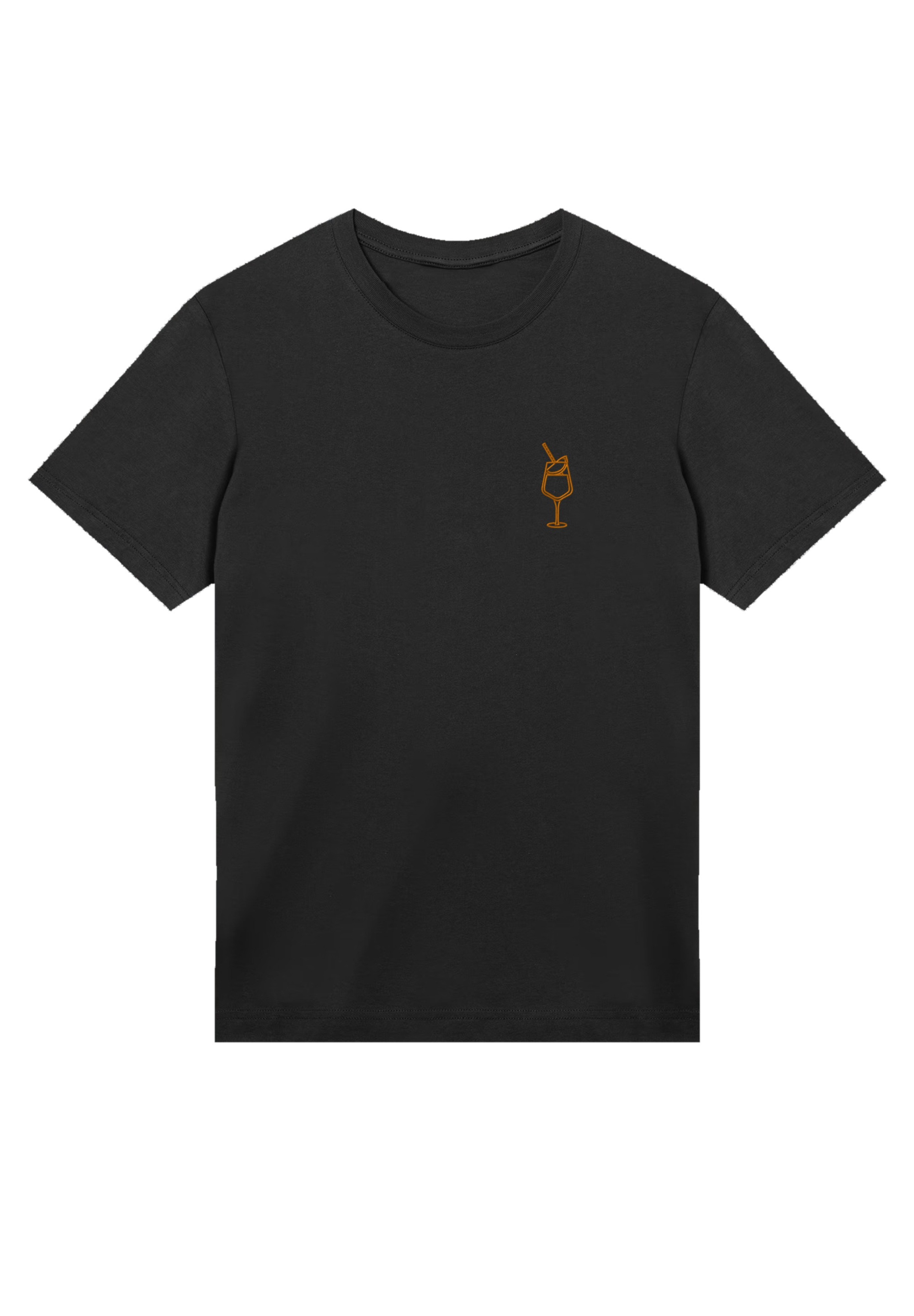 F4NT4STIC T-Shirt »Orange Spritz Bestickt«, Premium Qualität