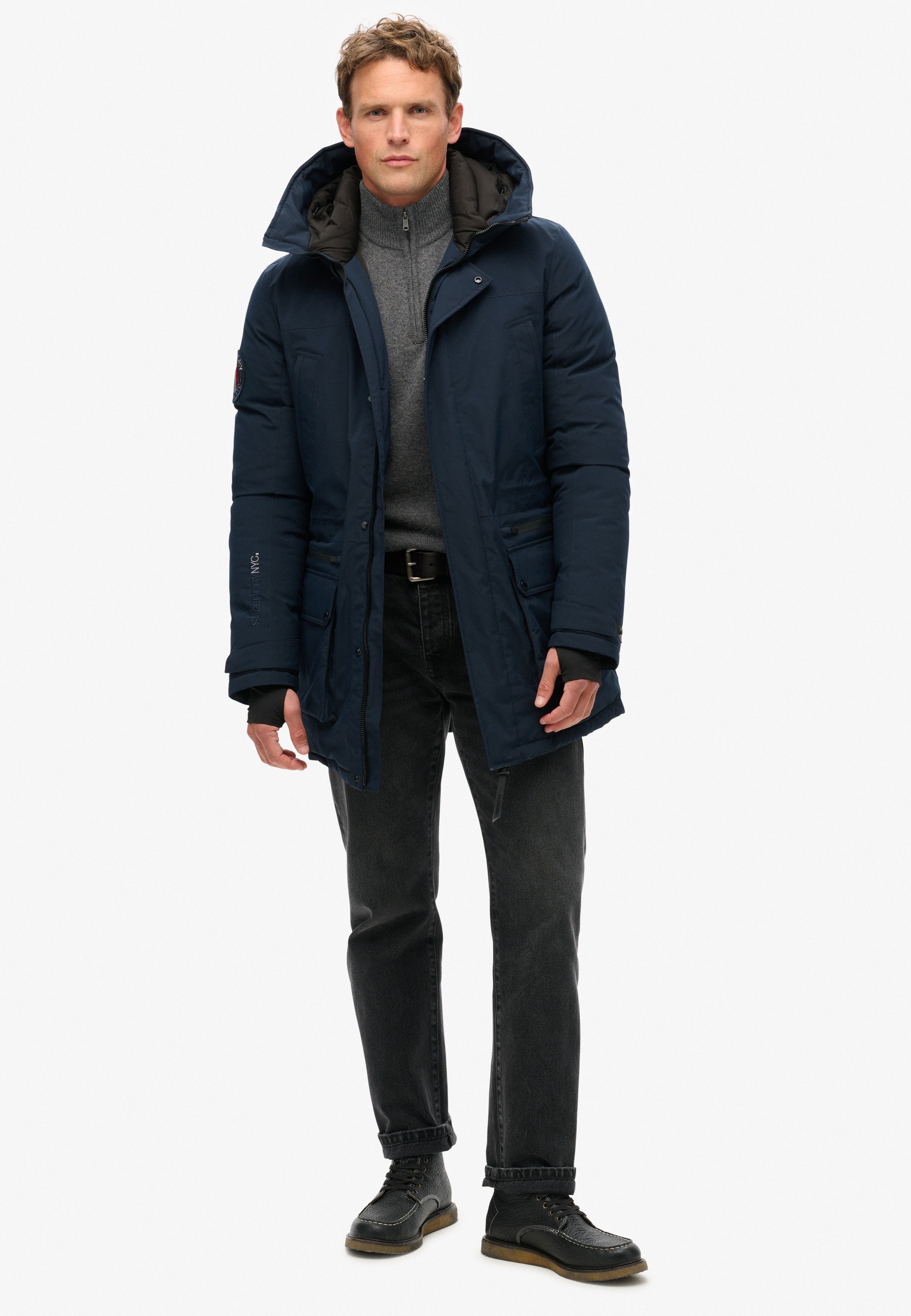 Superdry »City Padded Parka Jacket« mit Kapuze