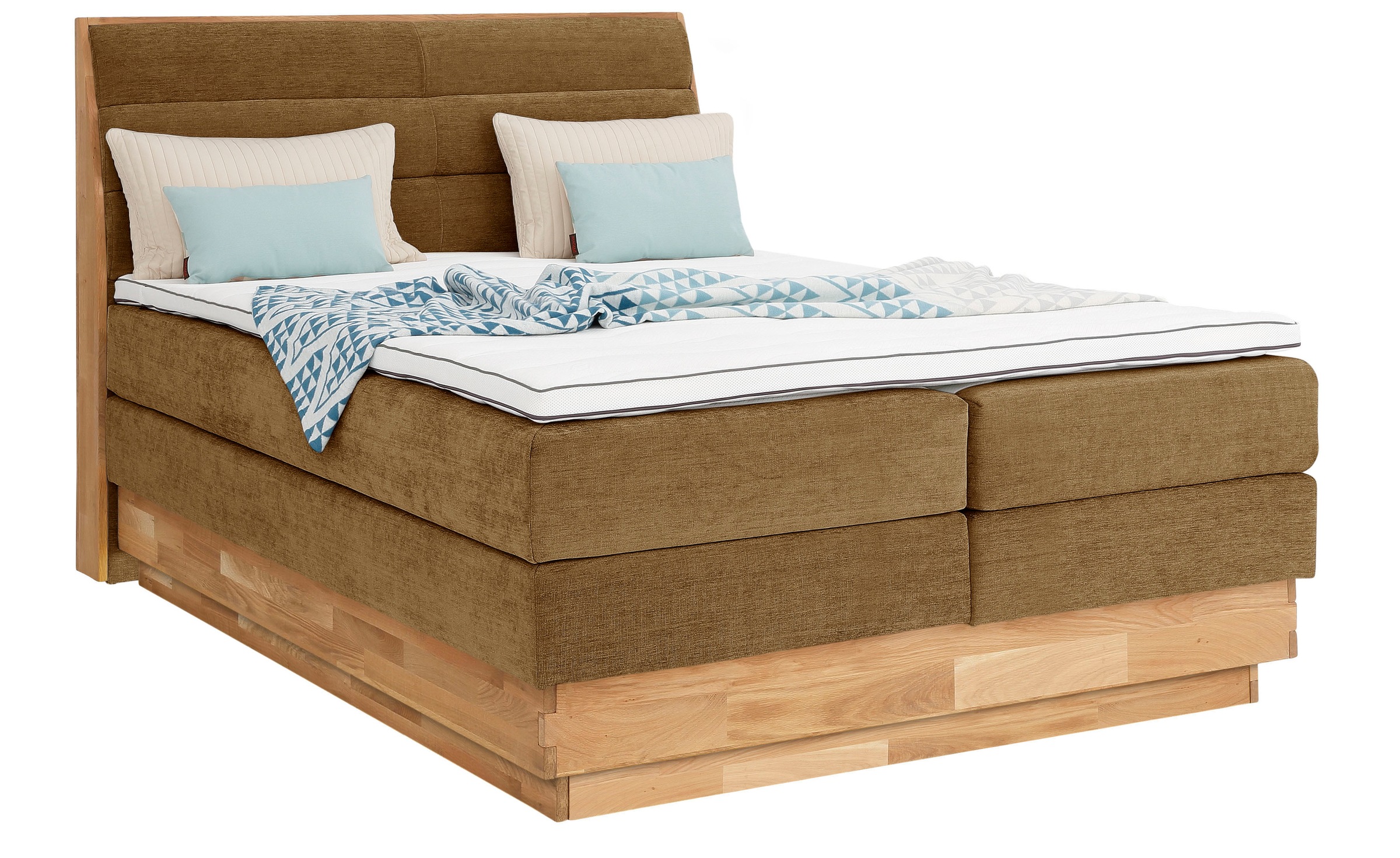 OTTO home Boxspringbett "Jenna" ohne LED-Beleuchtung, mit zertifizierten, r günstig online kaufen