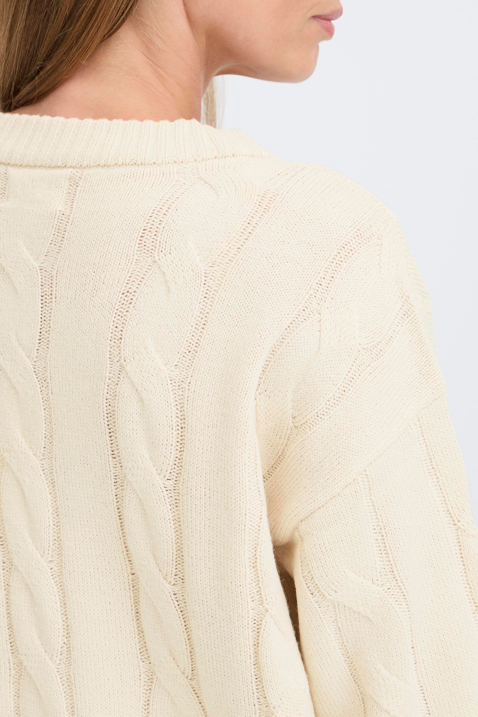 OXMO Strickfleece-Pullover »Strickpullover OXFKIMNI«