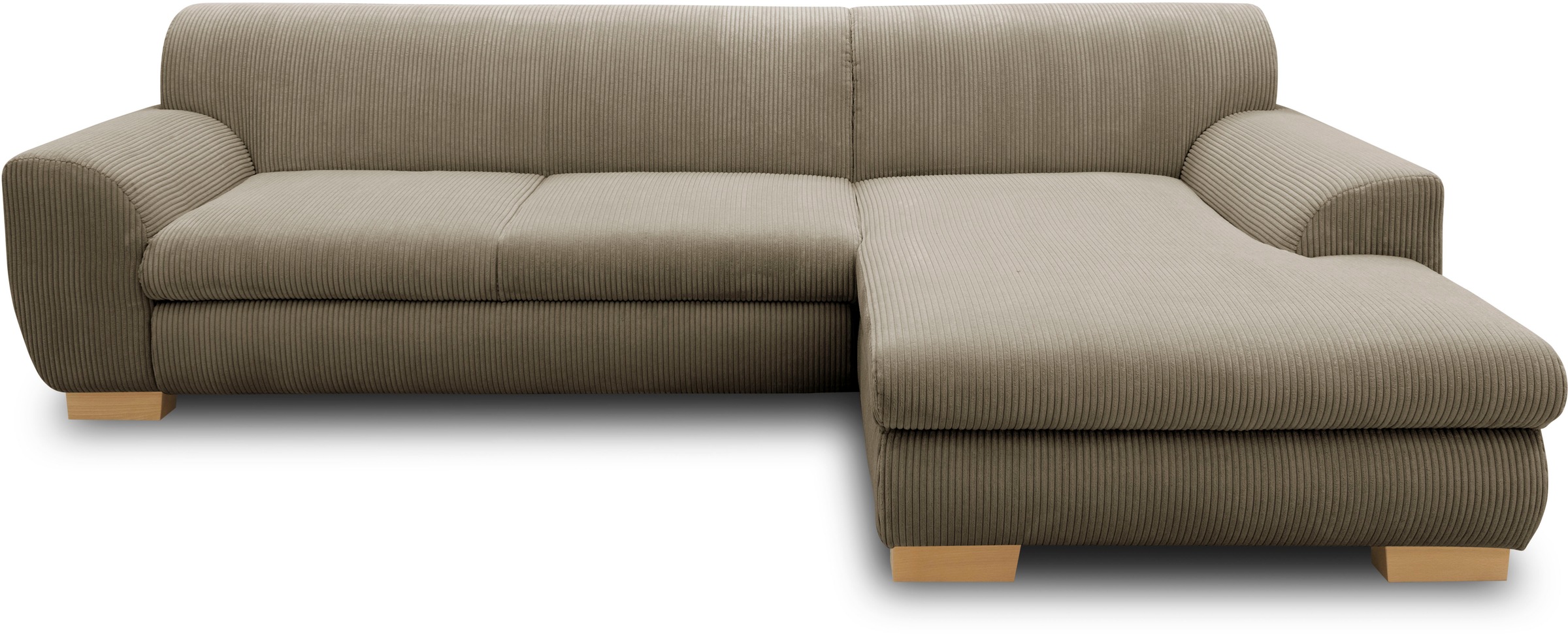 Home affaire Ecksofa "Nika zeitlos und elegant, L-Form" wahlweise mit Bettf günstig online kaufen