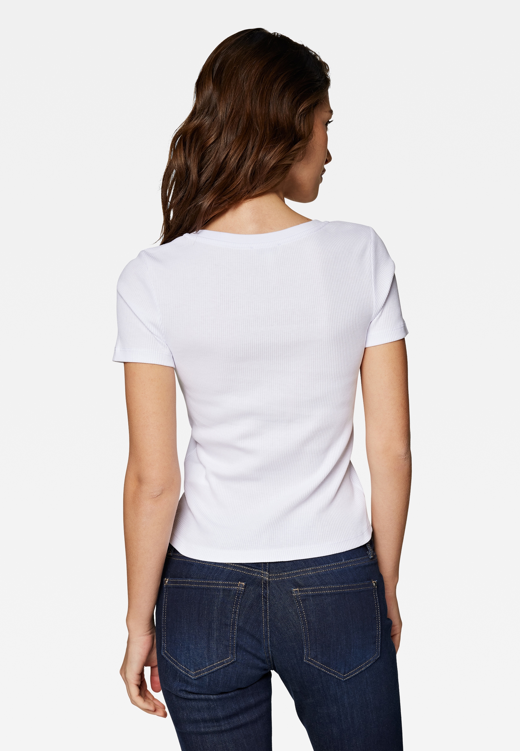 Mavi V-Shirt »V NECK TEE«, Basic T-Shirt mit V-Ausschnitt