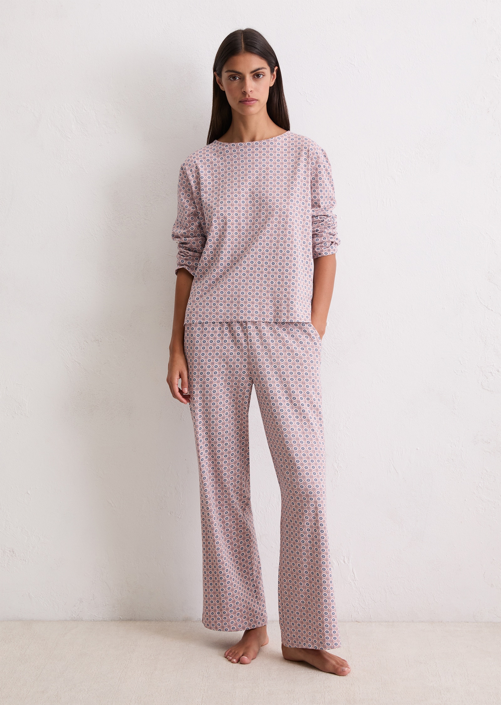 Marc OPolo Langarmshirt "Mix N Match Cotton Jersey", Langarm, Baumwolle, at günstig online kaufen