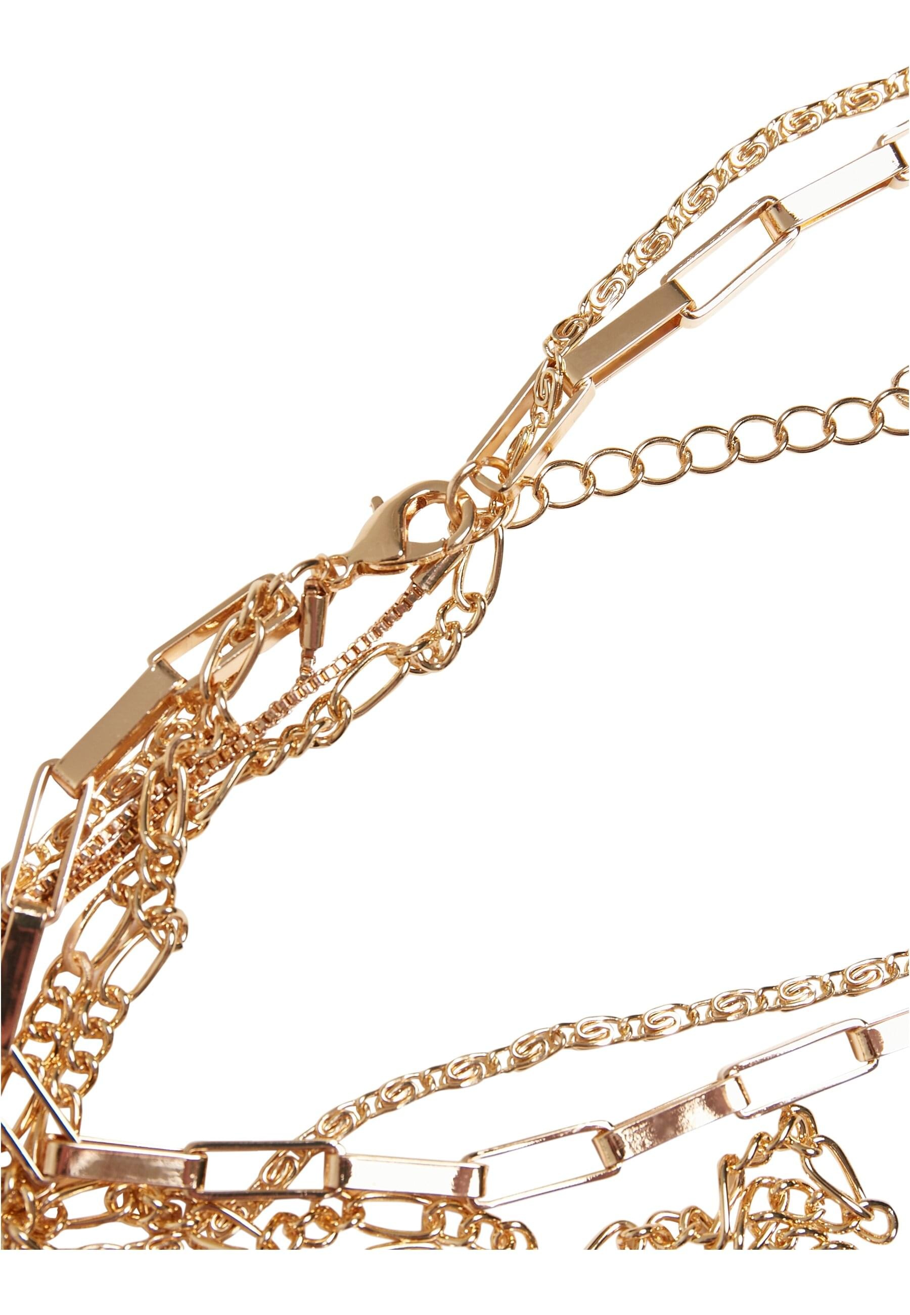 URBAN CLASSICS Kette mit Anhänger »Urban Classics Unisex Coin Layering Necklace«
