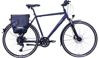 Trekkingrad »HAWK Trekking Gent Deluxe Plus Ocean Blue«, 20 Gang, Shimano, Shimano...