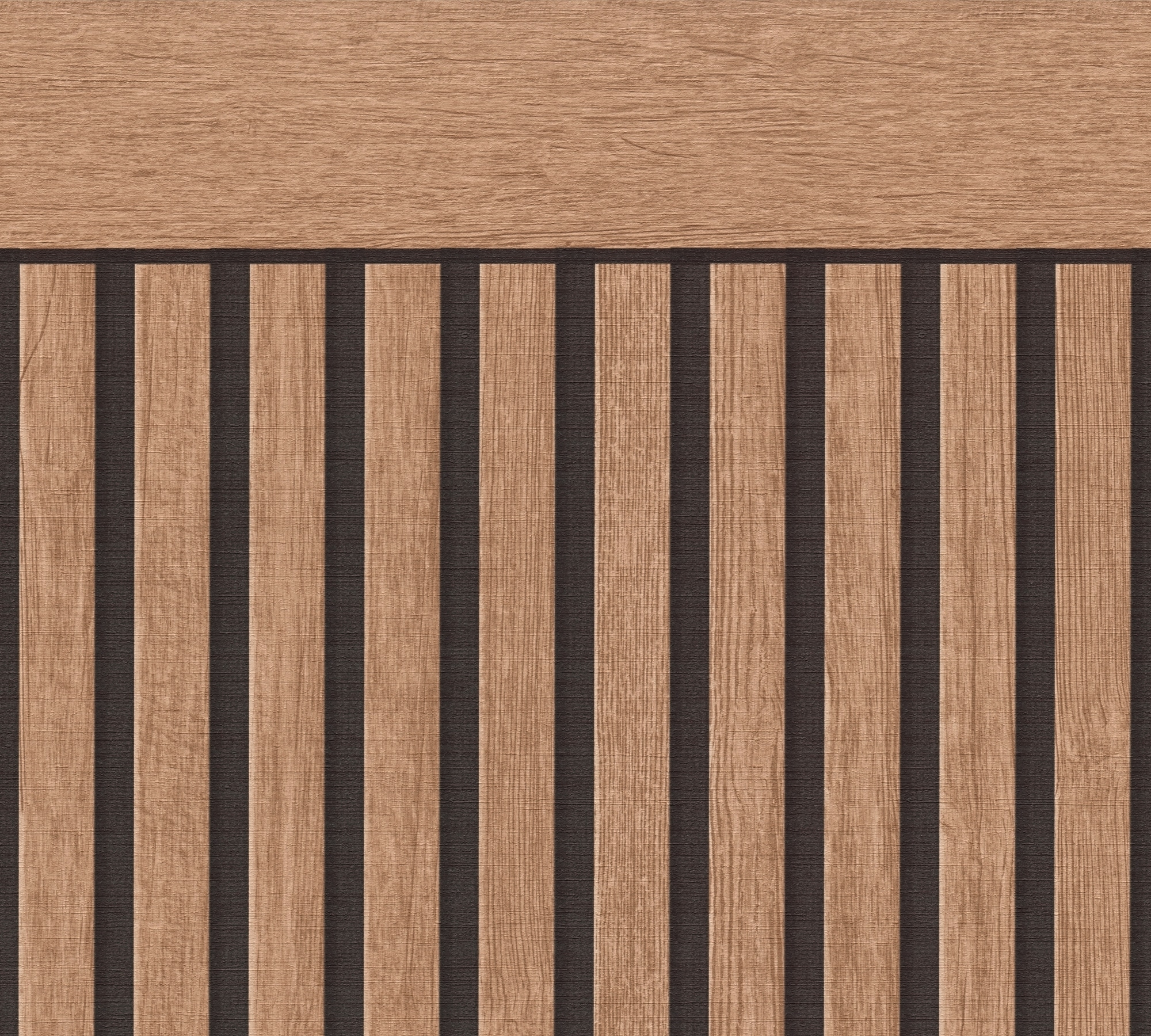 living walls Vliestapete »Wallpanel Tapete Wandpaneele Mustertapete Holzpaneele Natur« matt strukturiert Vliestapete Holz-Optik für Schlafzimmer Küche Wohnzimmer Wandpaneele