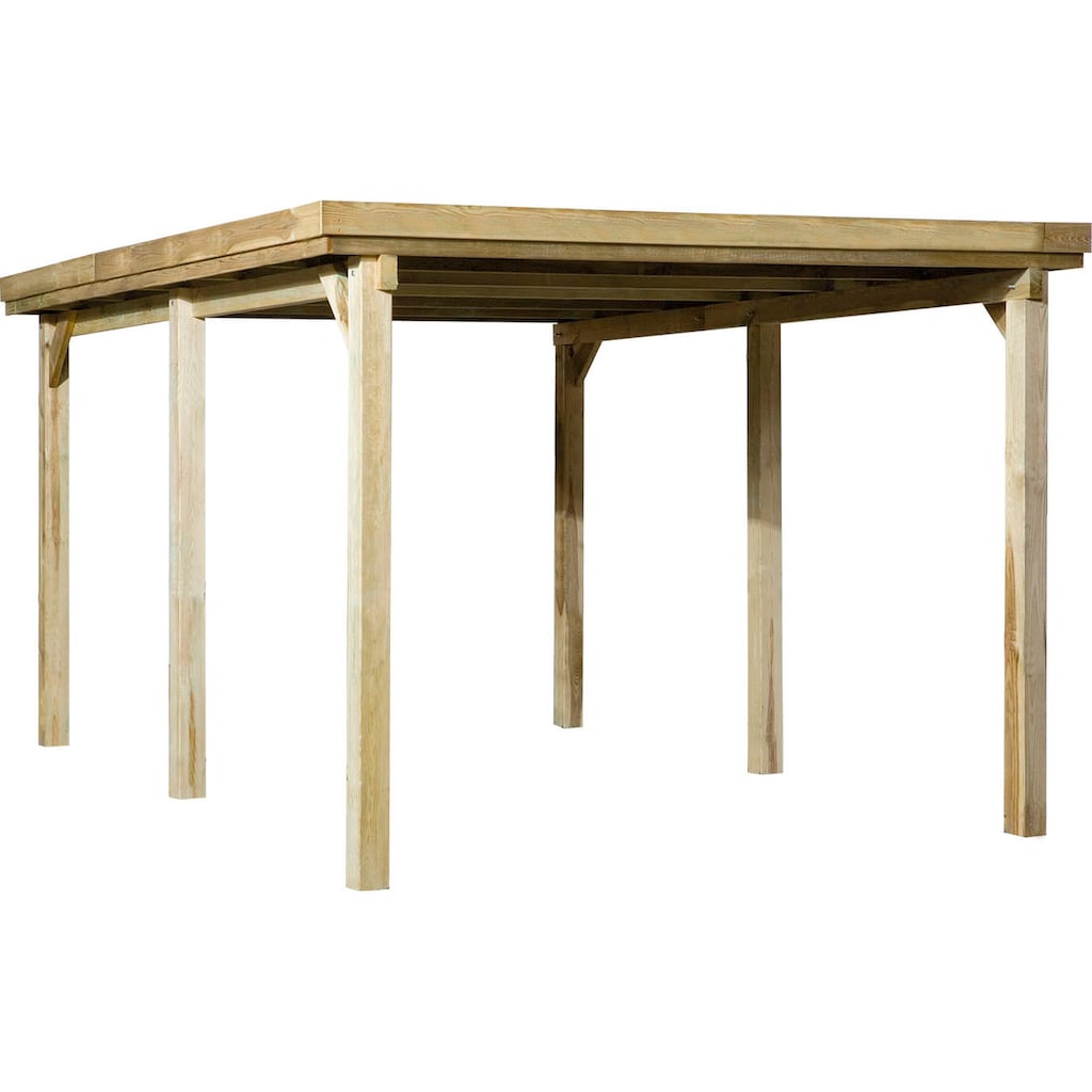 weka Einzelcarport »617 Gr.1«, Holz, 270 cm, braun