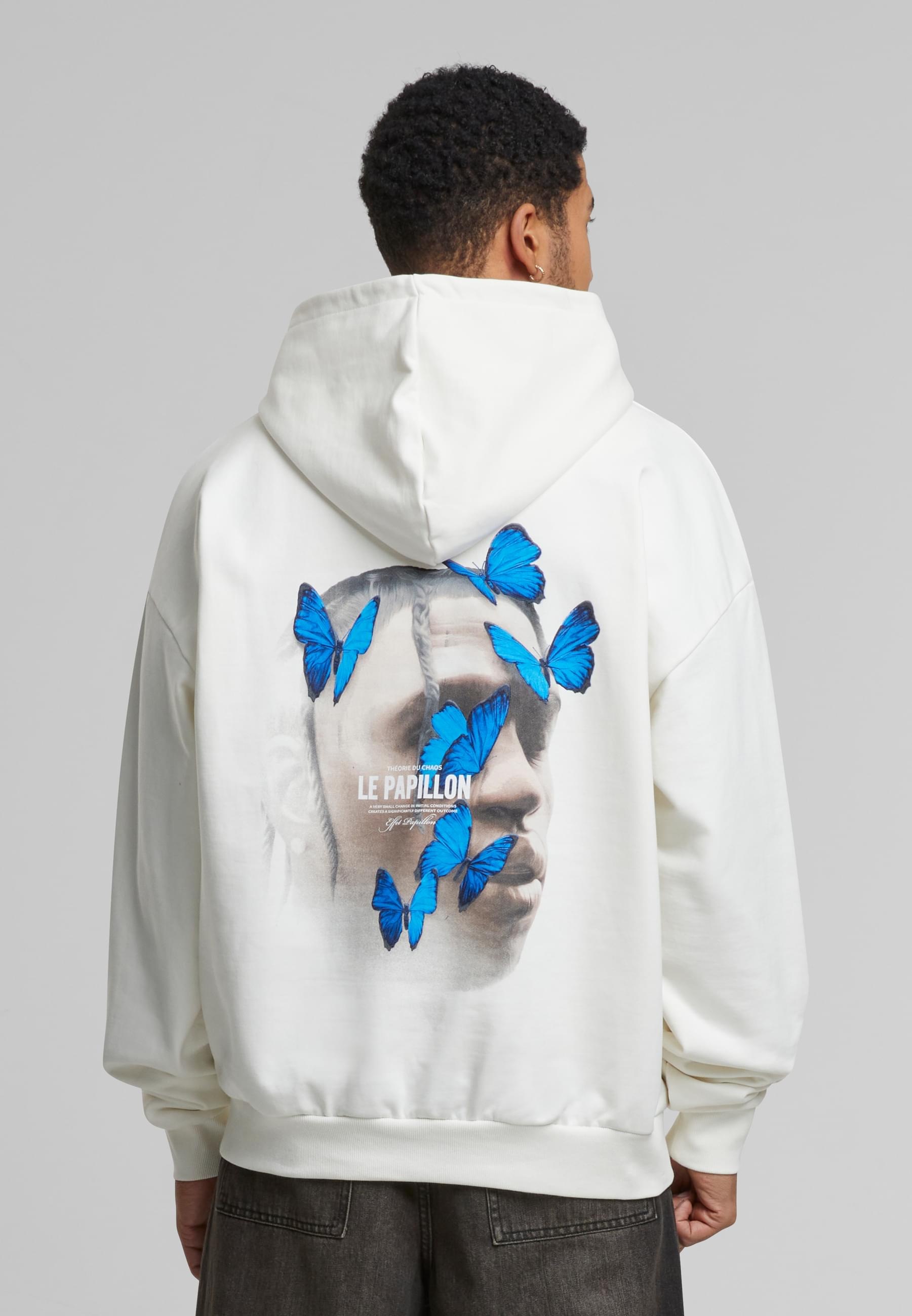 MisterTee Sweatshirt »MisterTee Unisex Le Papillon Heavy Oversize Hoody«, (1 tlg.)