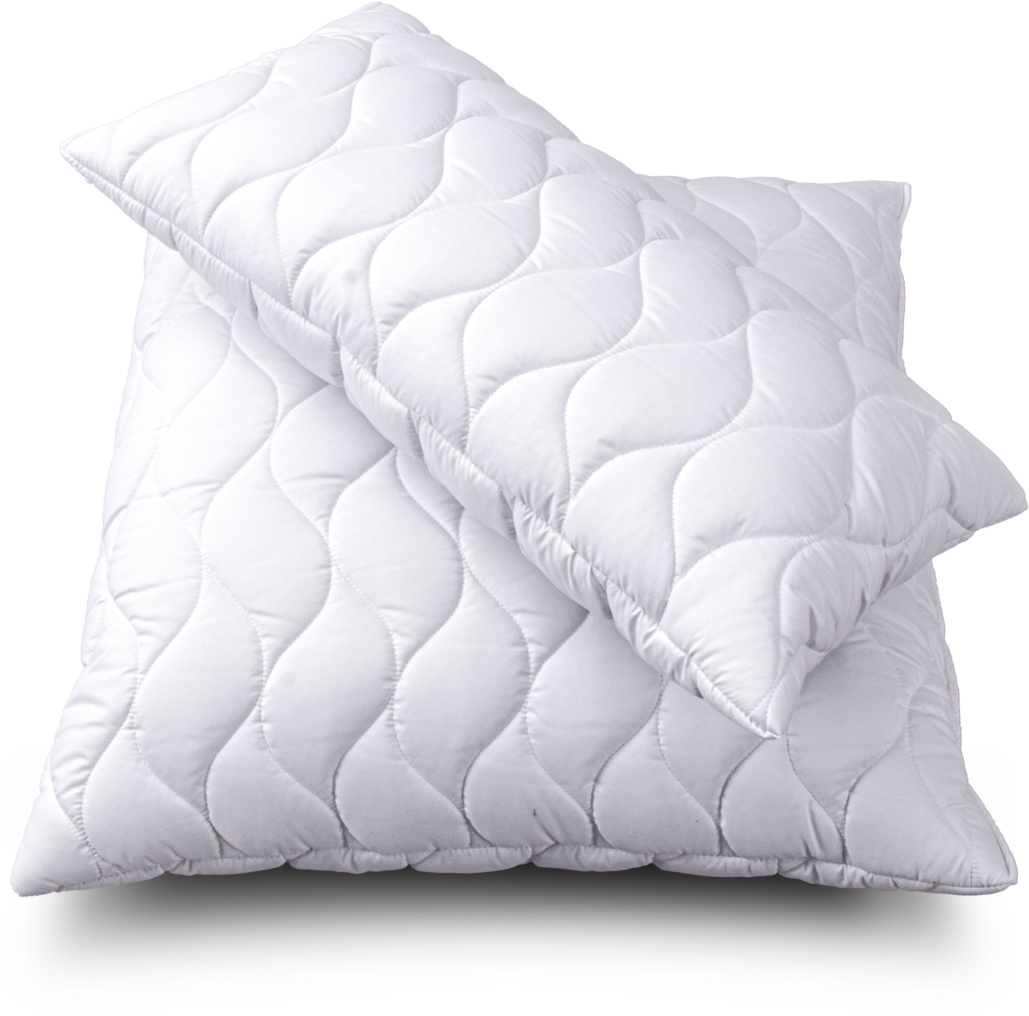 Thumbnail - John Cotton Microfaserkissen "2für1, Kopfkissen, ein Kissen gratis, 40x80 cm, 80x80cm" Füllung: 100% Polyester Bezug: Mi...