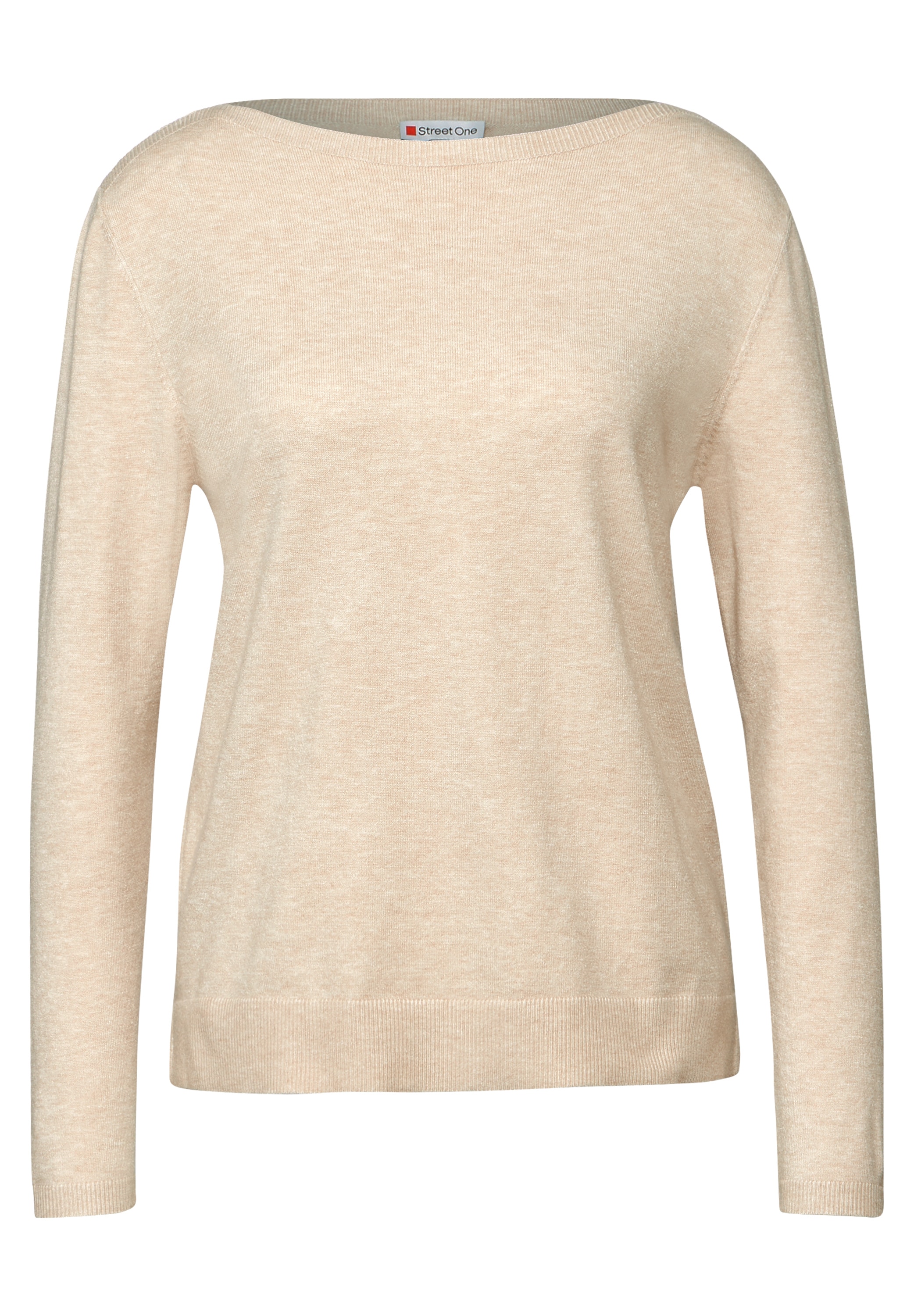 STREET ONE Strickpullover, aus Feinstrick