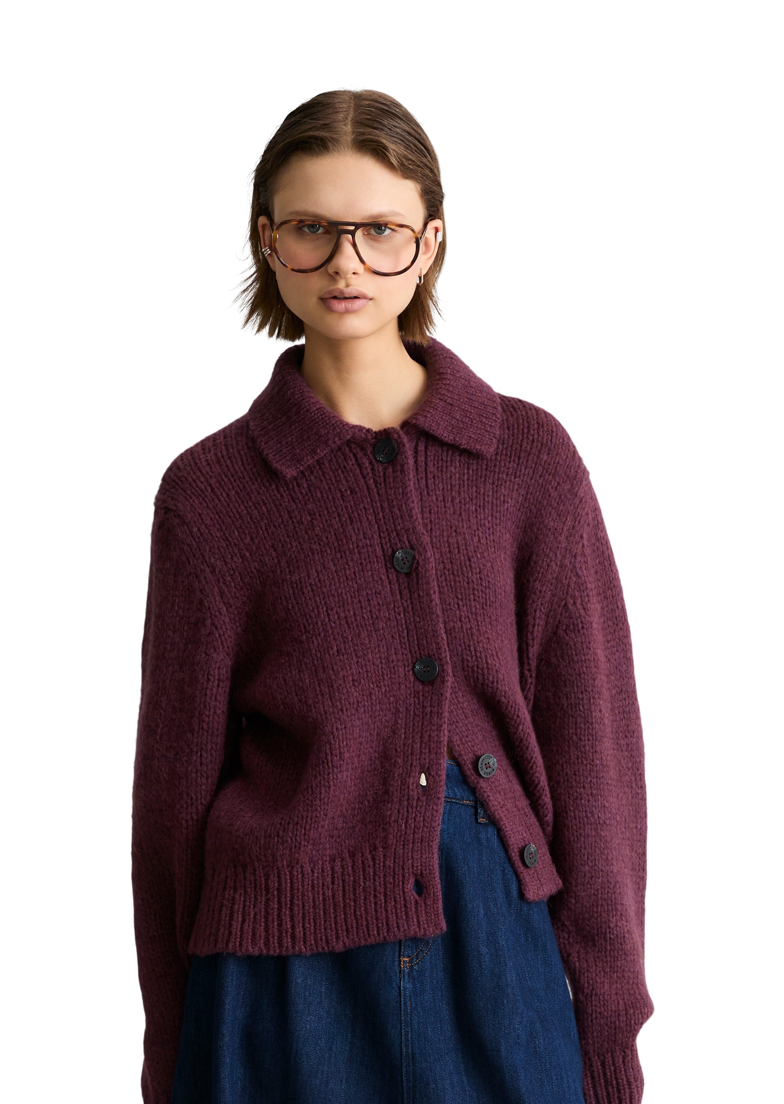 Marc O'Polo DENIM Cardigan »aus weichem Schurwolle-Mix«