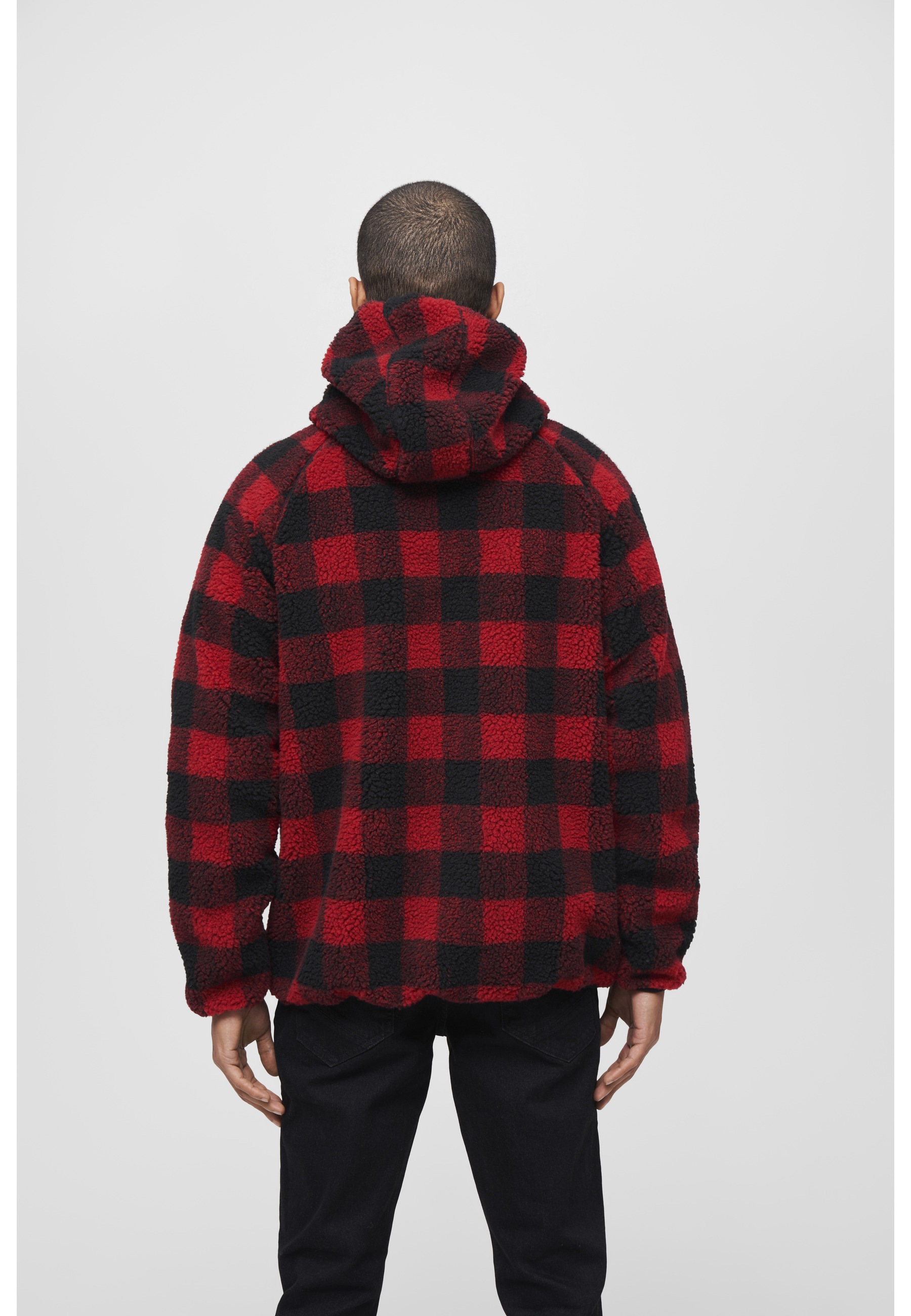 Brandit Anorak »Brandit Herren Teddyfleece Worker Jacket« 1 Stk. tlg. mit Kapuze