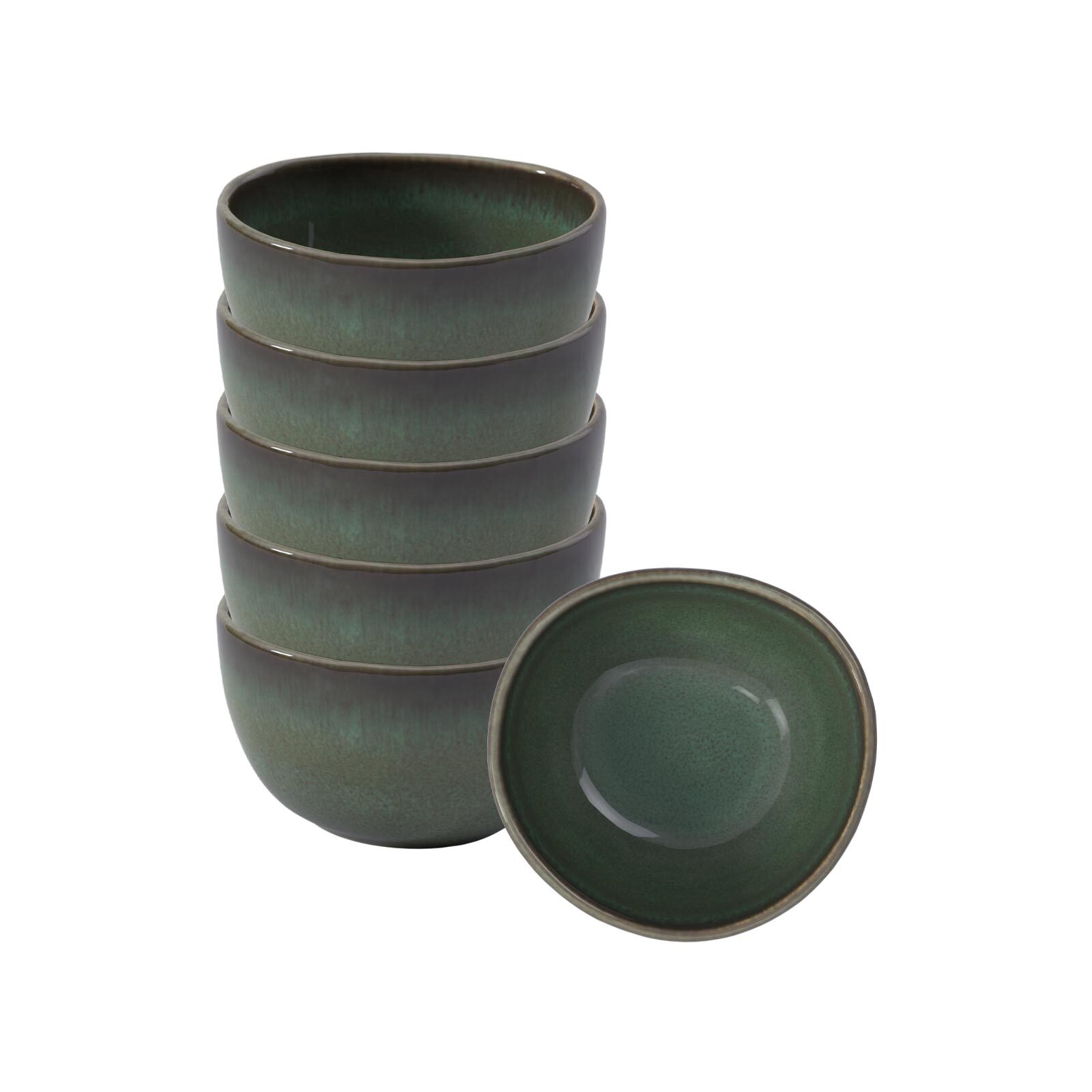 Dipschale "Dipschälchen Lave 140 ml 6er Set", grün, LIKE. BY VILLEROY & BOCH, Schüsseln