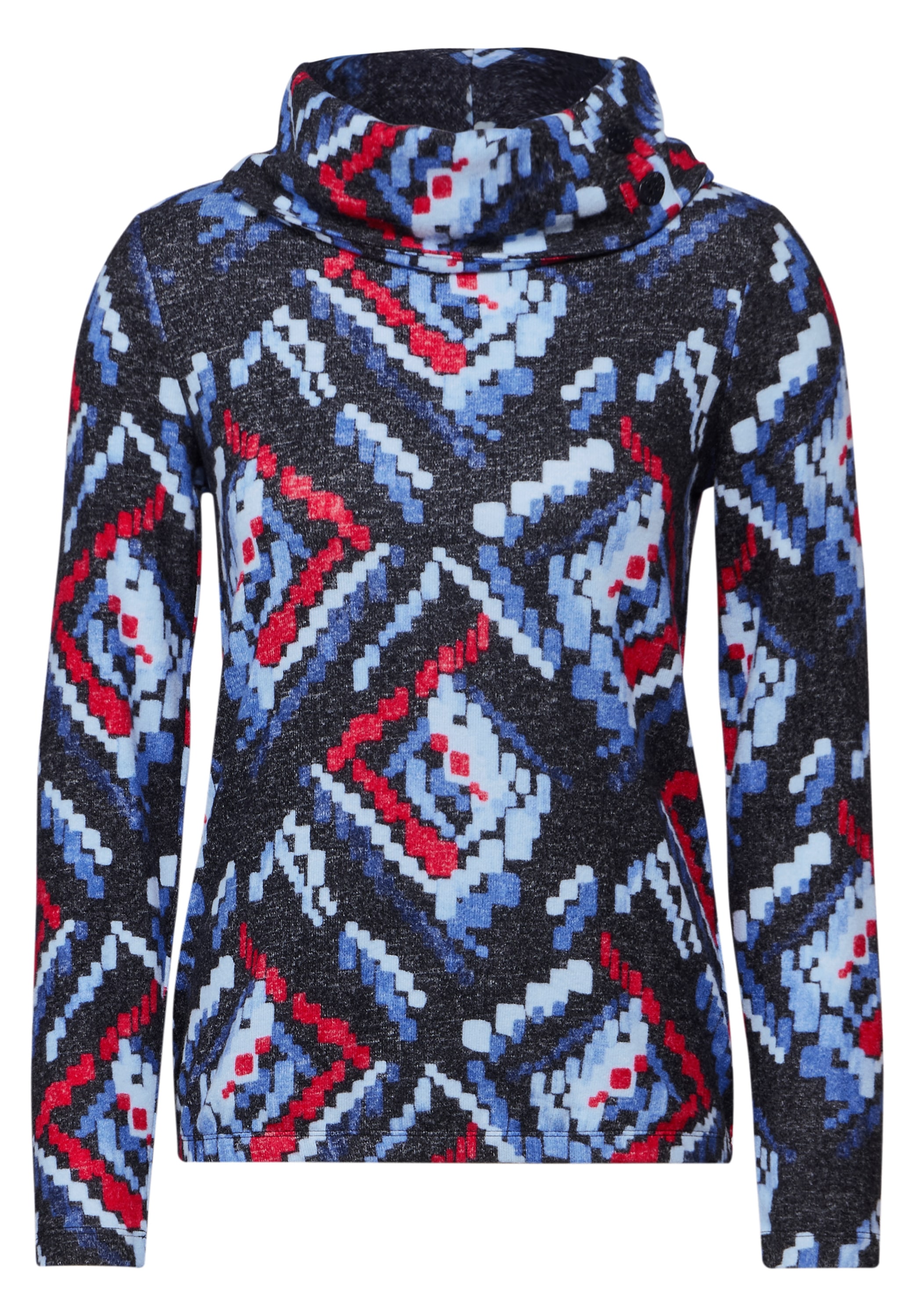 Cecil Langarmshirt, mit Elastiksaum