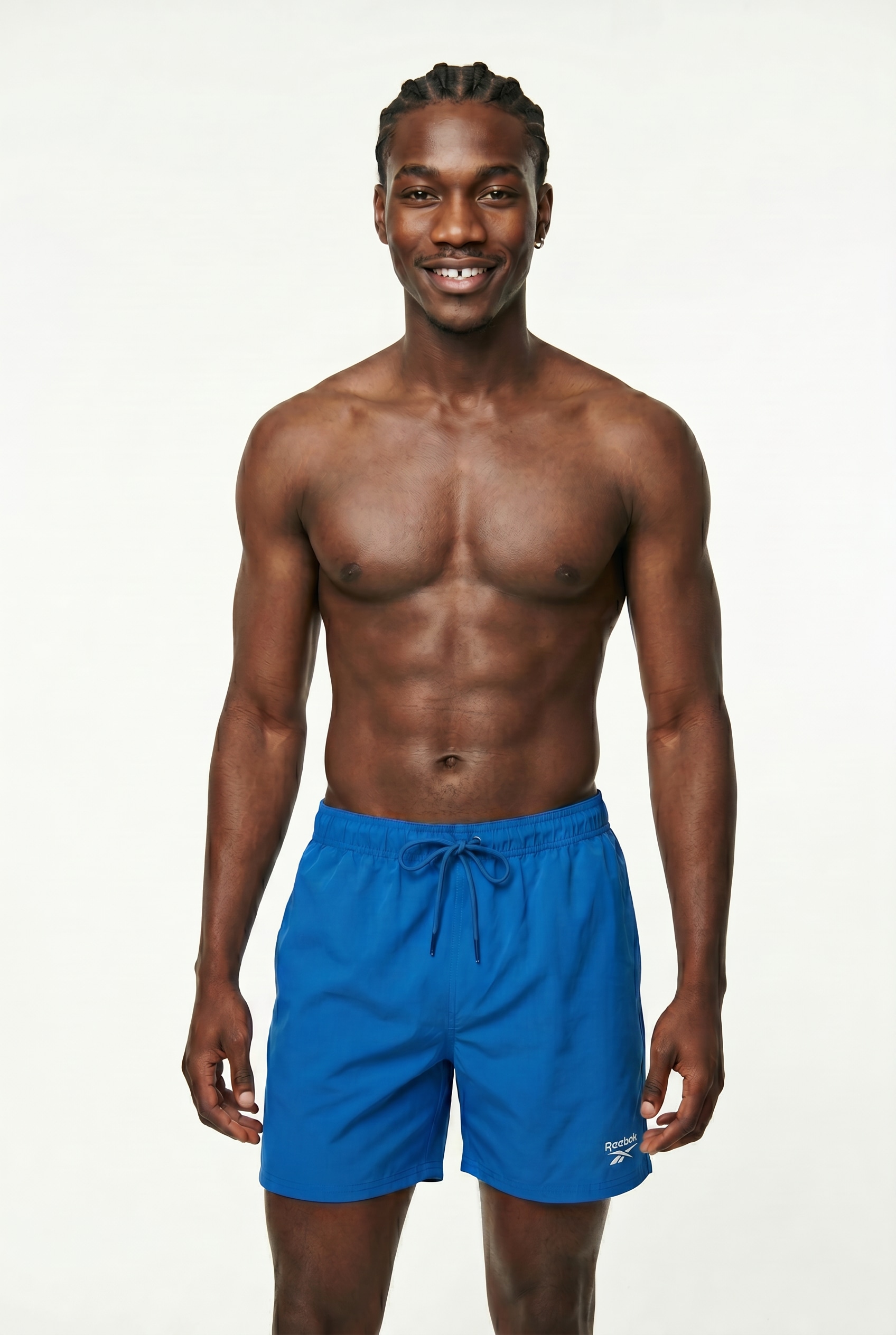 Reebok Badeshorts ""Yale"" mit Kordelzug und elastischem Bund, mit Logo, basic