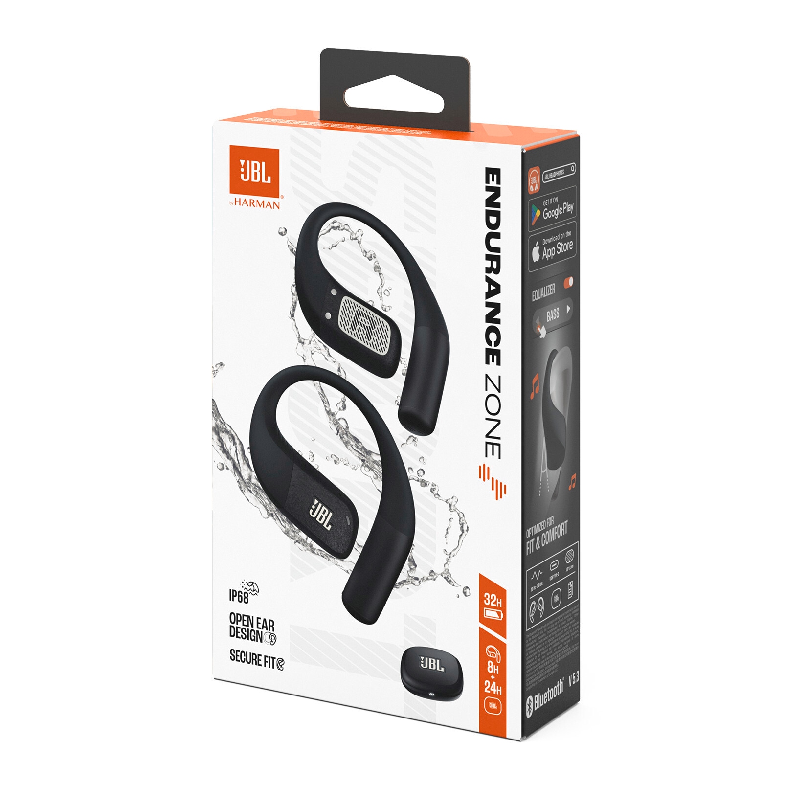 JBL Open-Ear-Kopfhörer »Endurance Zone True Wireless Open-Ear Sport Headphones«, A2DP Bluetooth, Freisprechfunktion-True Wireless