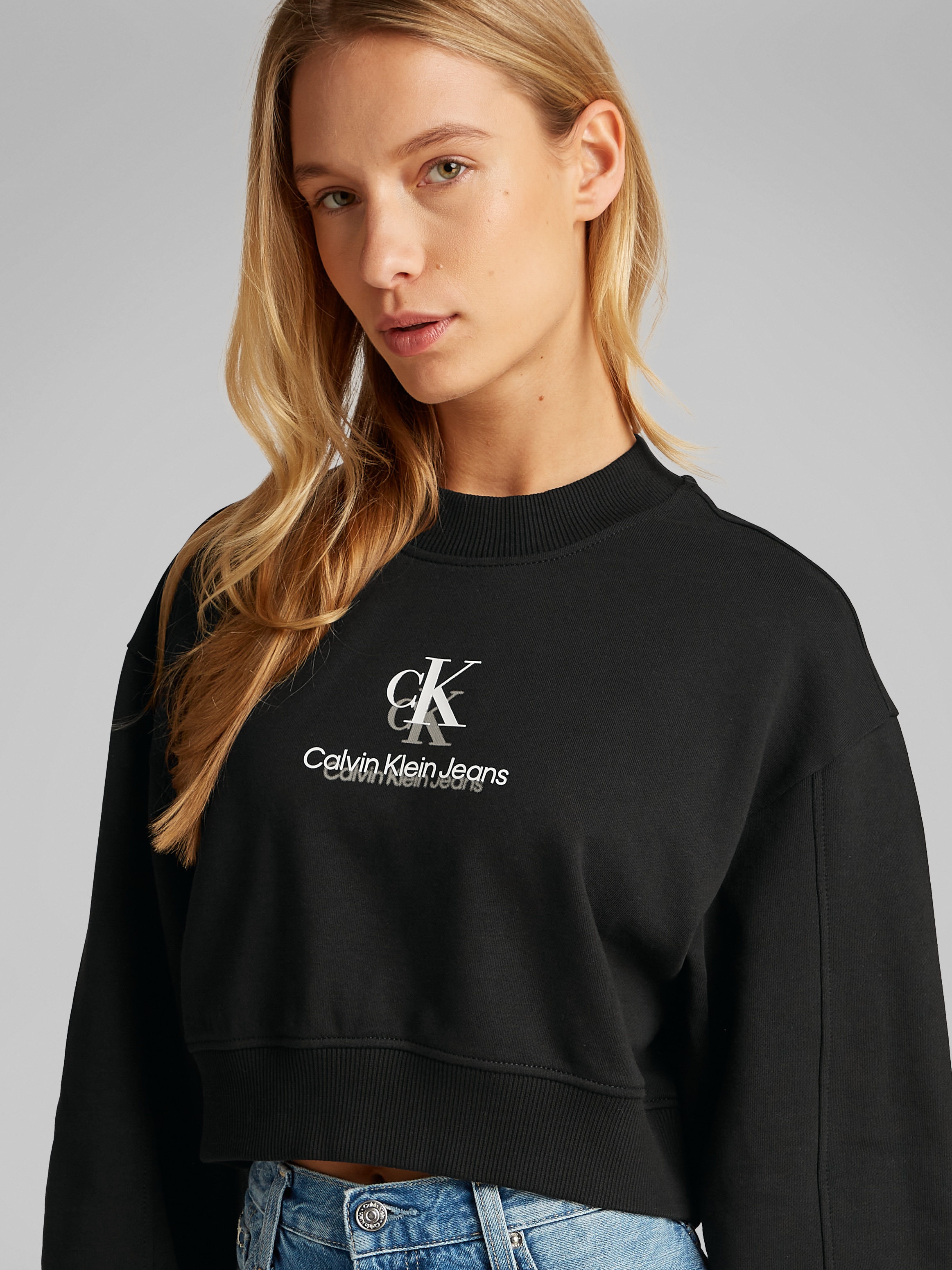 Calvin Klein Jeans Sweatshirt »SHADOW GRAPHIC CREWNECK«, mit Logo