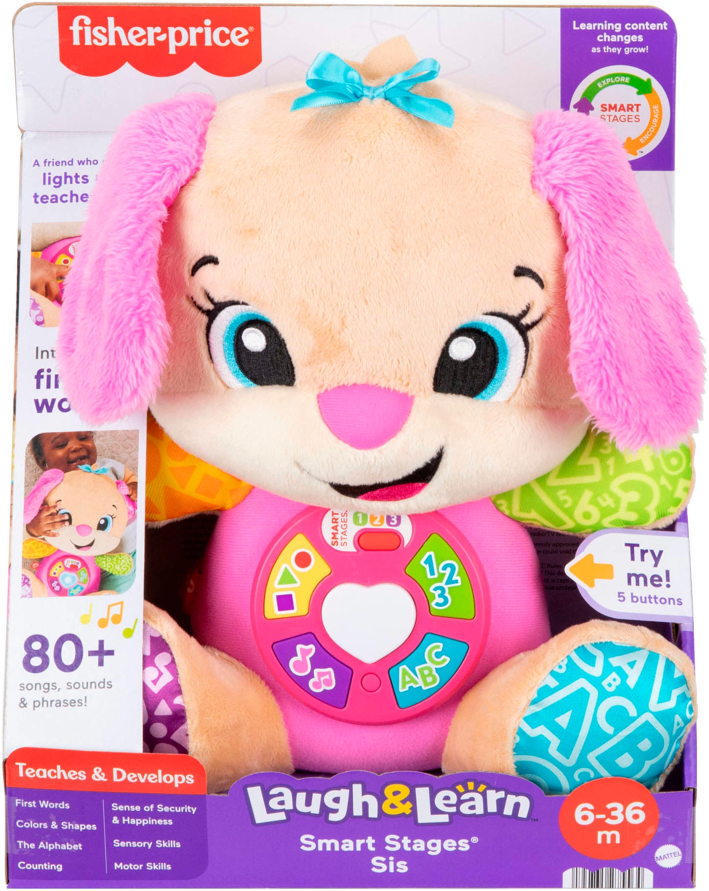 Fisher-Price® Kuscheltier »Lernspaß Hundefreundin«