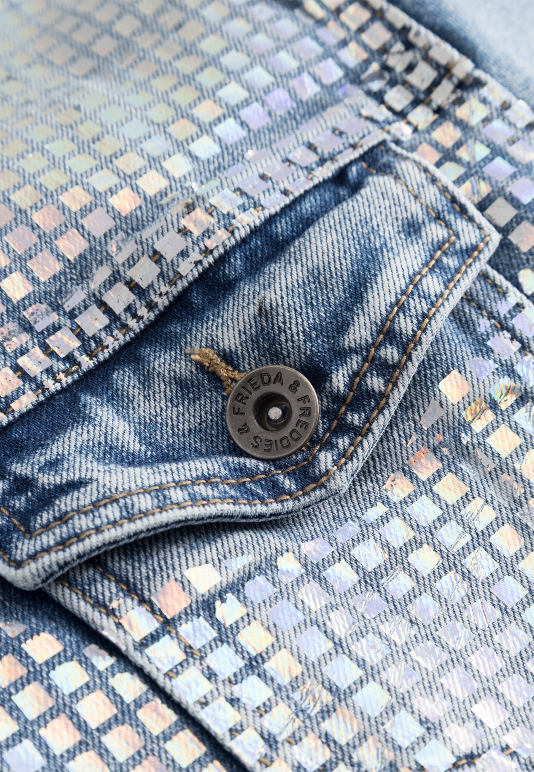 Frieda & Freddies Jeansjacke »Jeansjacke mit Glitzer / Petty3«