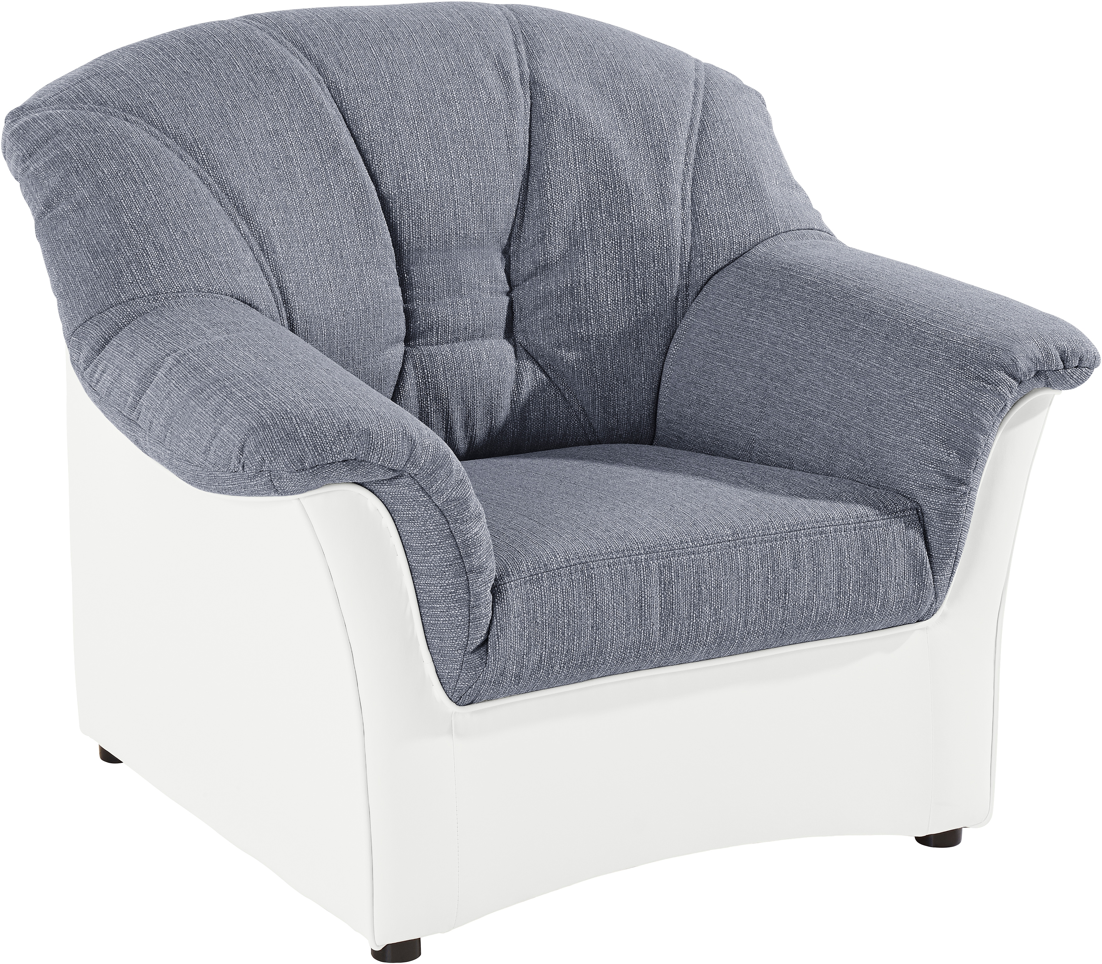 DOMO collection Sessel "ELVA elegante Rückensteppung" whlw. mit Federkern