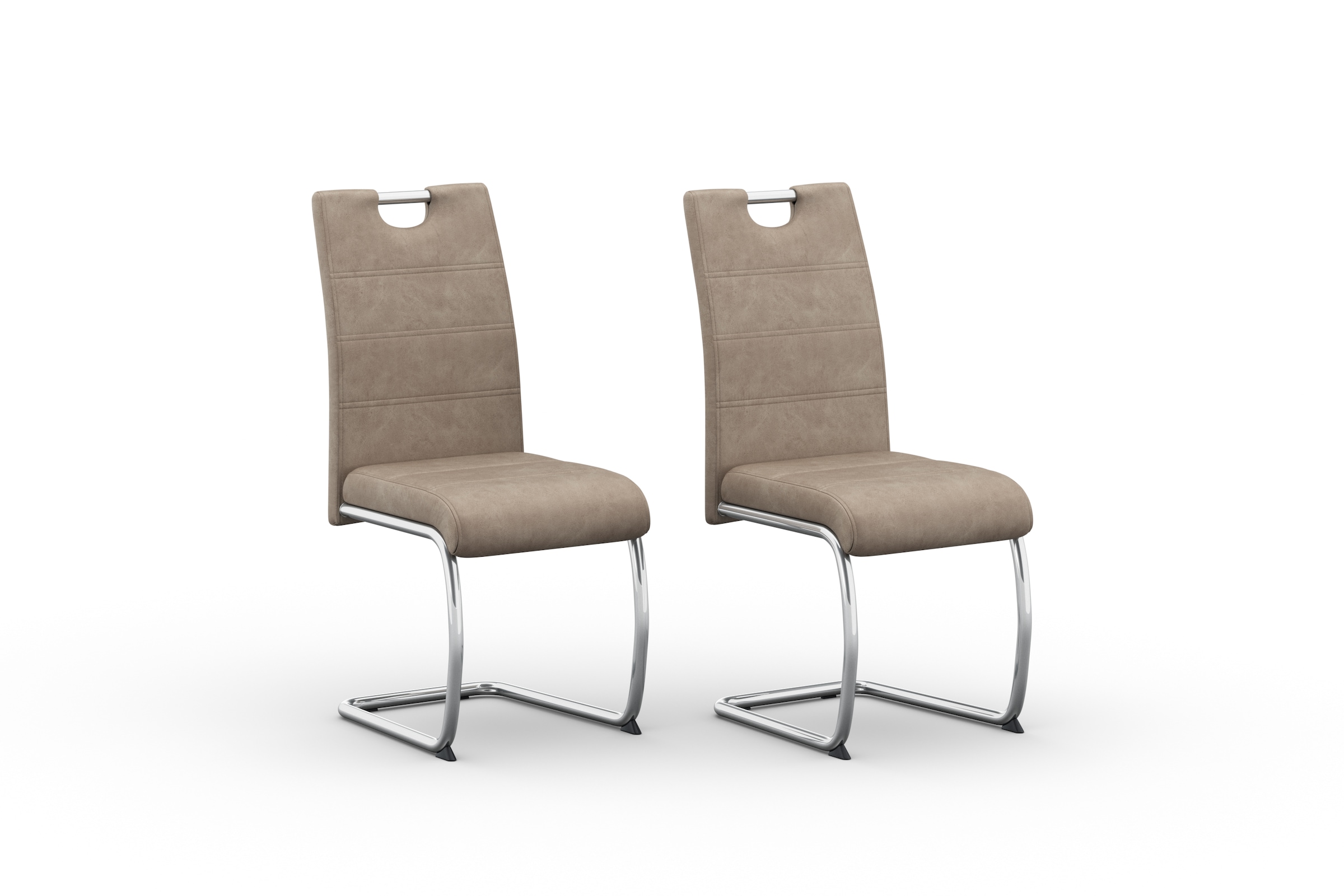 HELA Freischwinger "Flora, Esszimmerstühle" (Set) 2 Stk. Microfaser Schwing günstig online kaufen