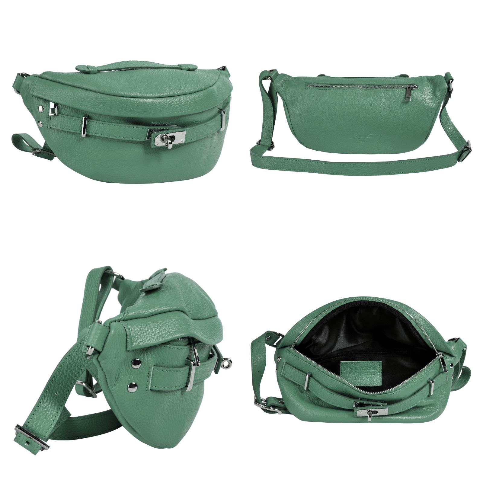Samantha Look Gürteltasche, echt Leder, Made in Italy