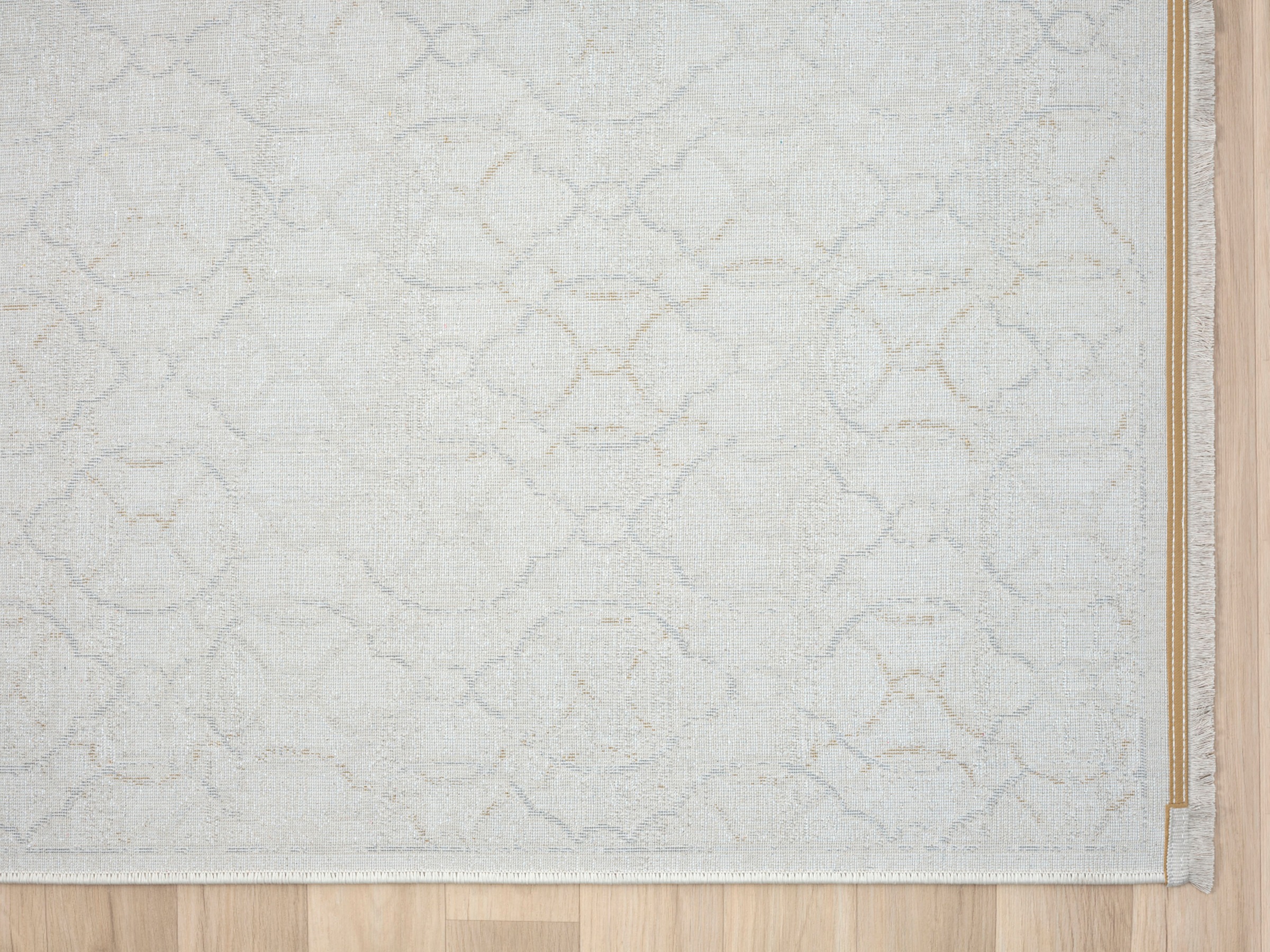 Myflair Möbel & Accessoires Teppich »My Floor, LAGERRÄUMUNG!«, rechteckig, 10 mm Höhe, Kurzflor, Retro-Style, mit Fransen, besonders weich durch Microfaser