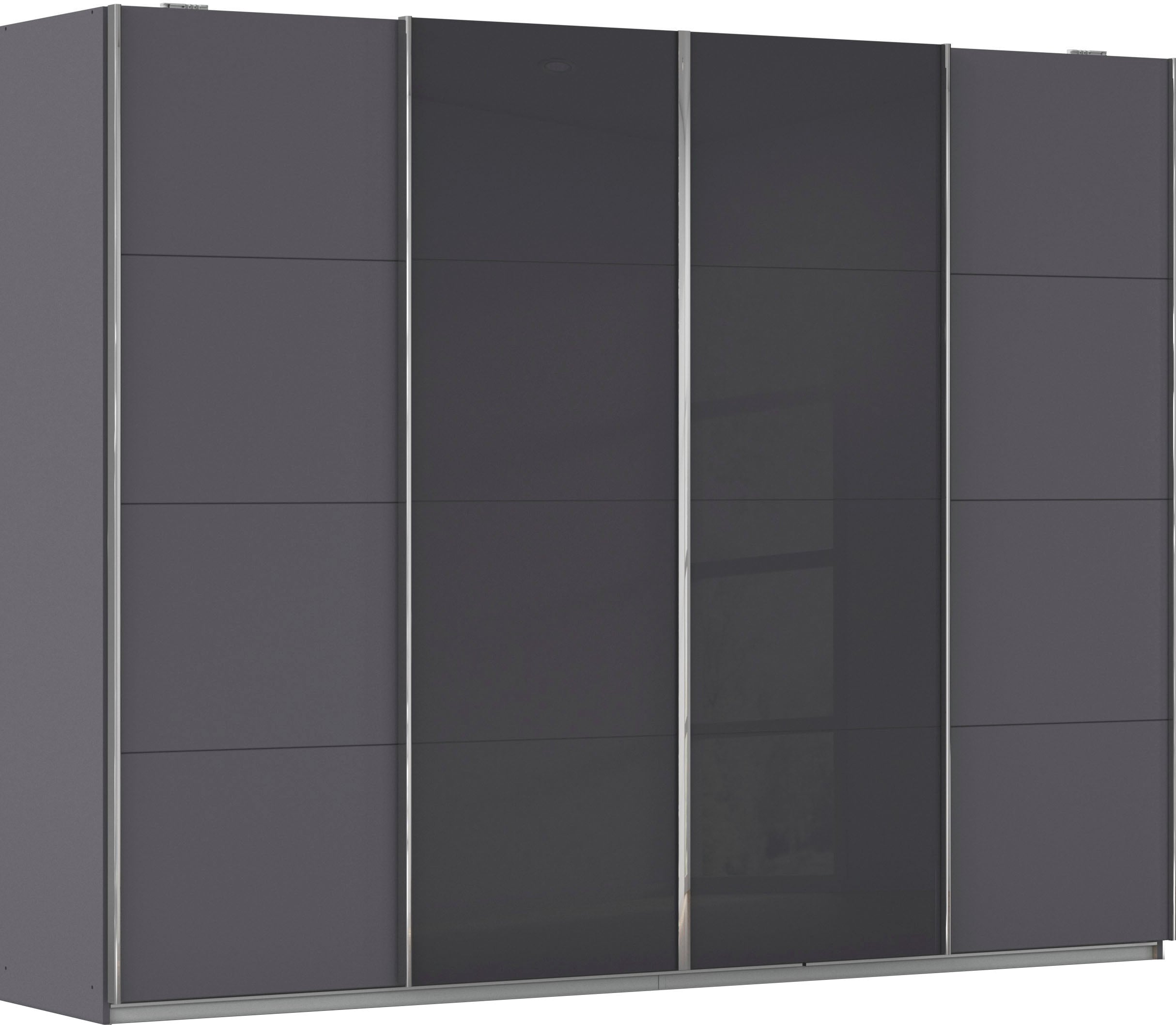rauch "Kleiderschrank Schrank Garderobe Wäscheschrank Ankleide SYNCRONO" Mitteltüren öffnen parallel, Breiten 271/316/361 cm Höhen 211/230 cm, Mitteltüren mit praktischer Synchron-Öffnung MADE IN GERMANY
