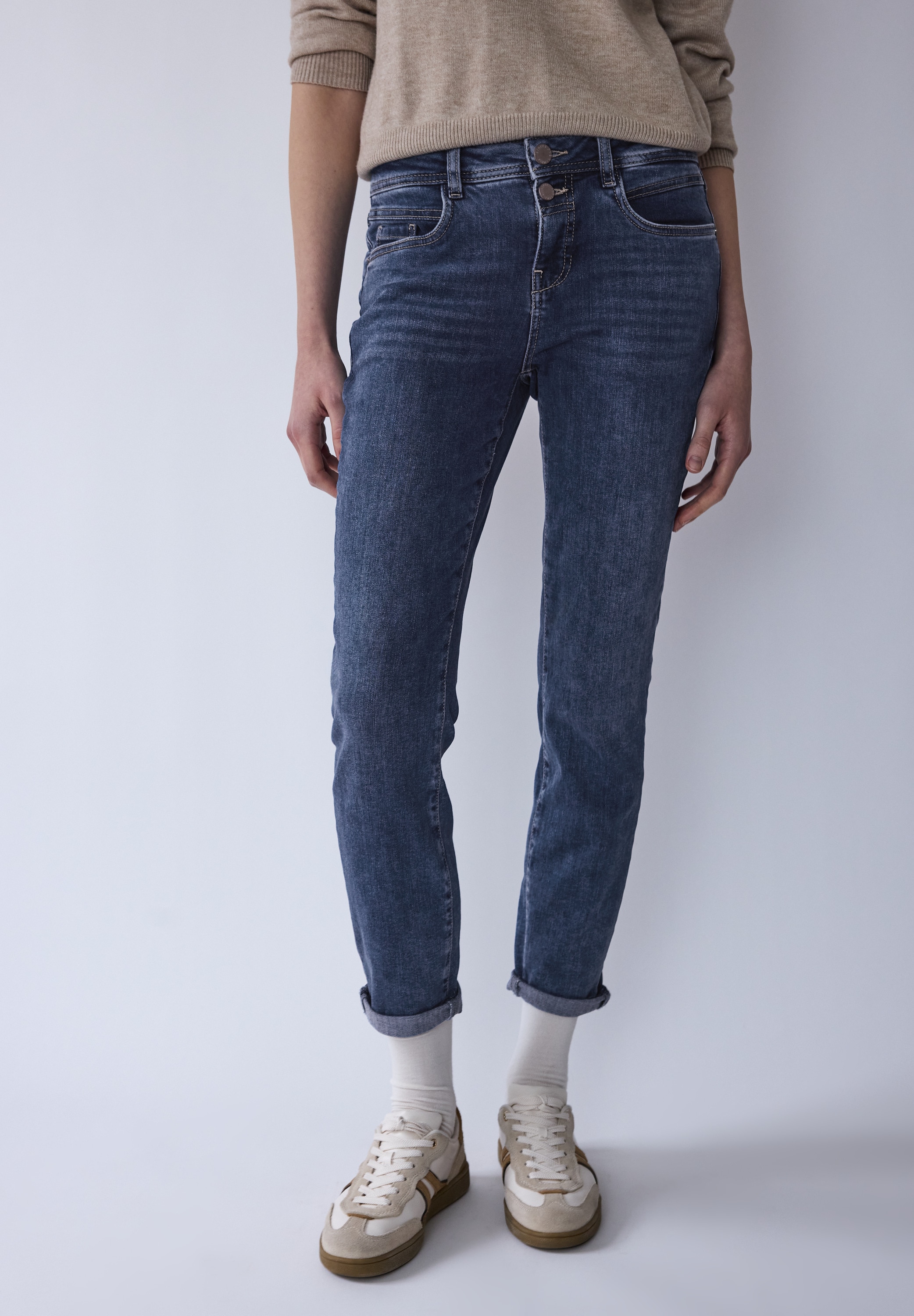 STREET ONE STUDIO Slim-fit-Jeans 5-Pocket-Style