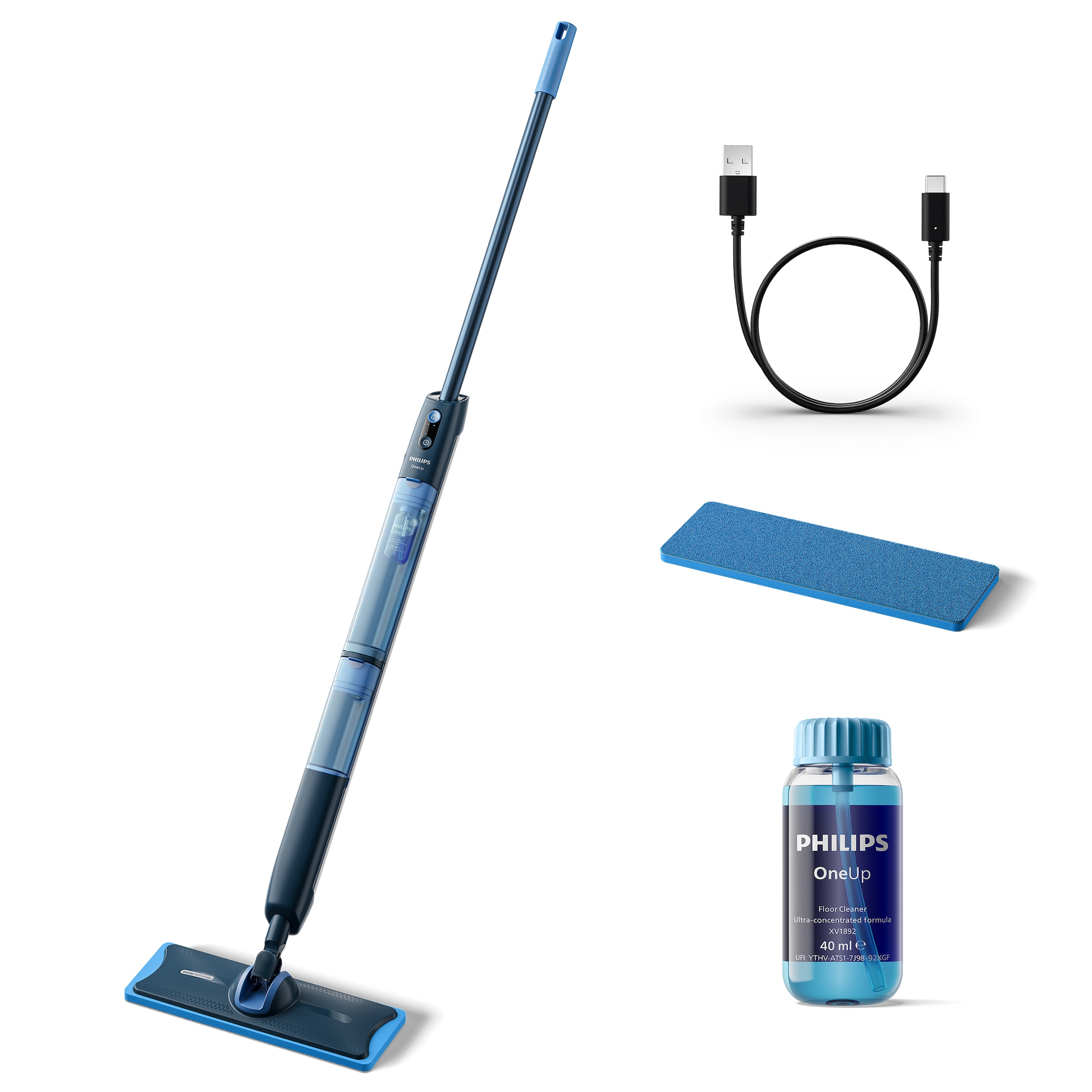 Philips Akku-Wischmopp »OneUp Elektrinis Wisch...