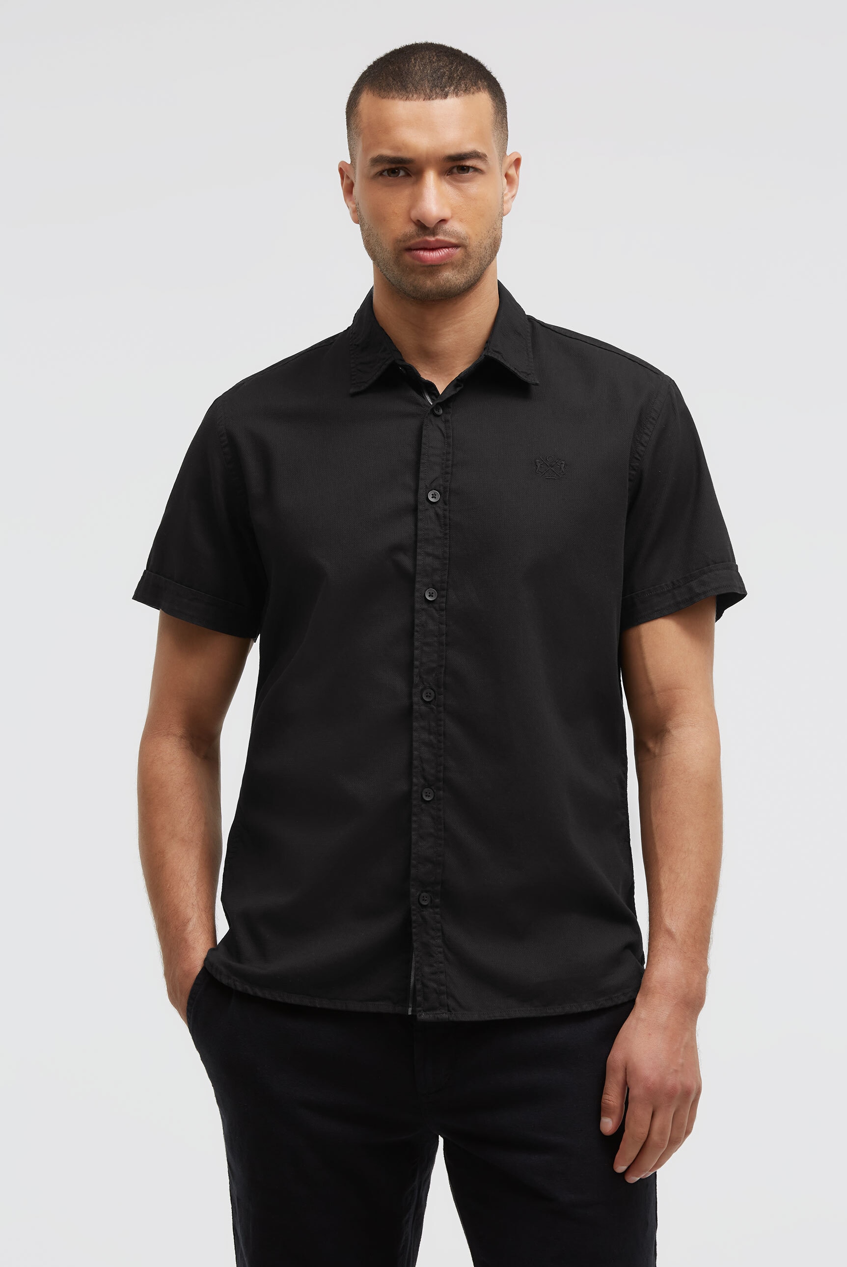 CMPD Kurzarmhemd aus Baumwolle günstig online kaufen